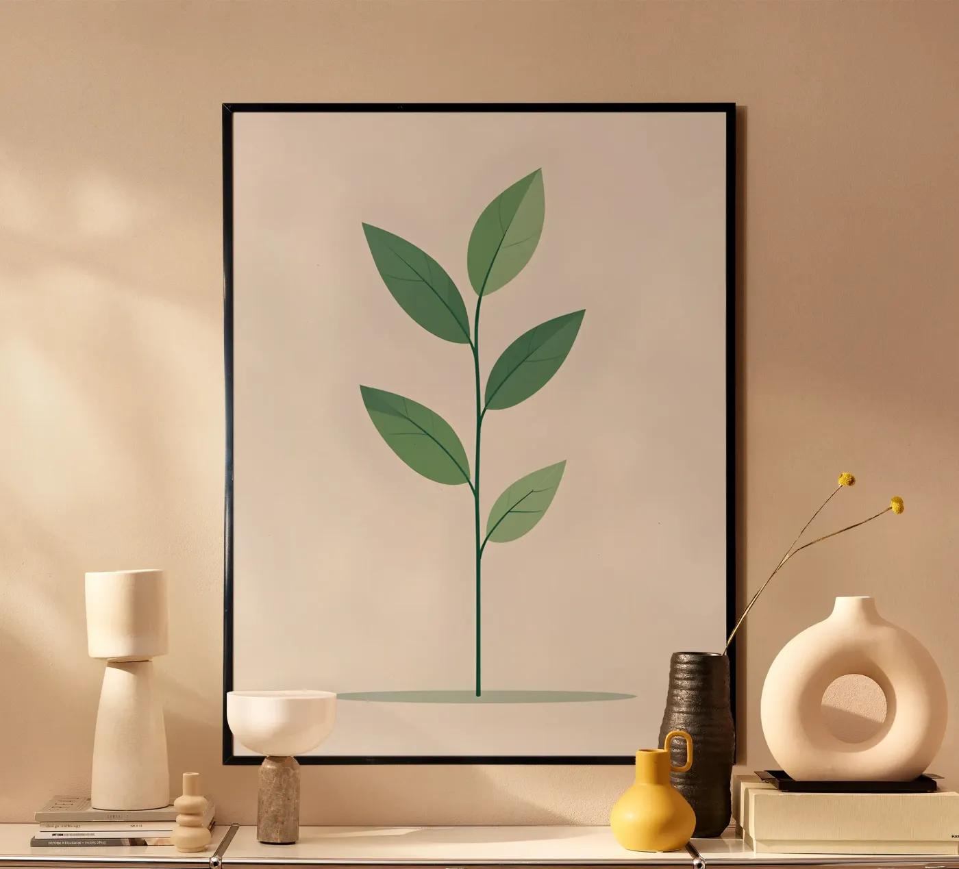einfache Vektorverzweigung Poster von botanical shop