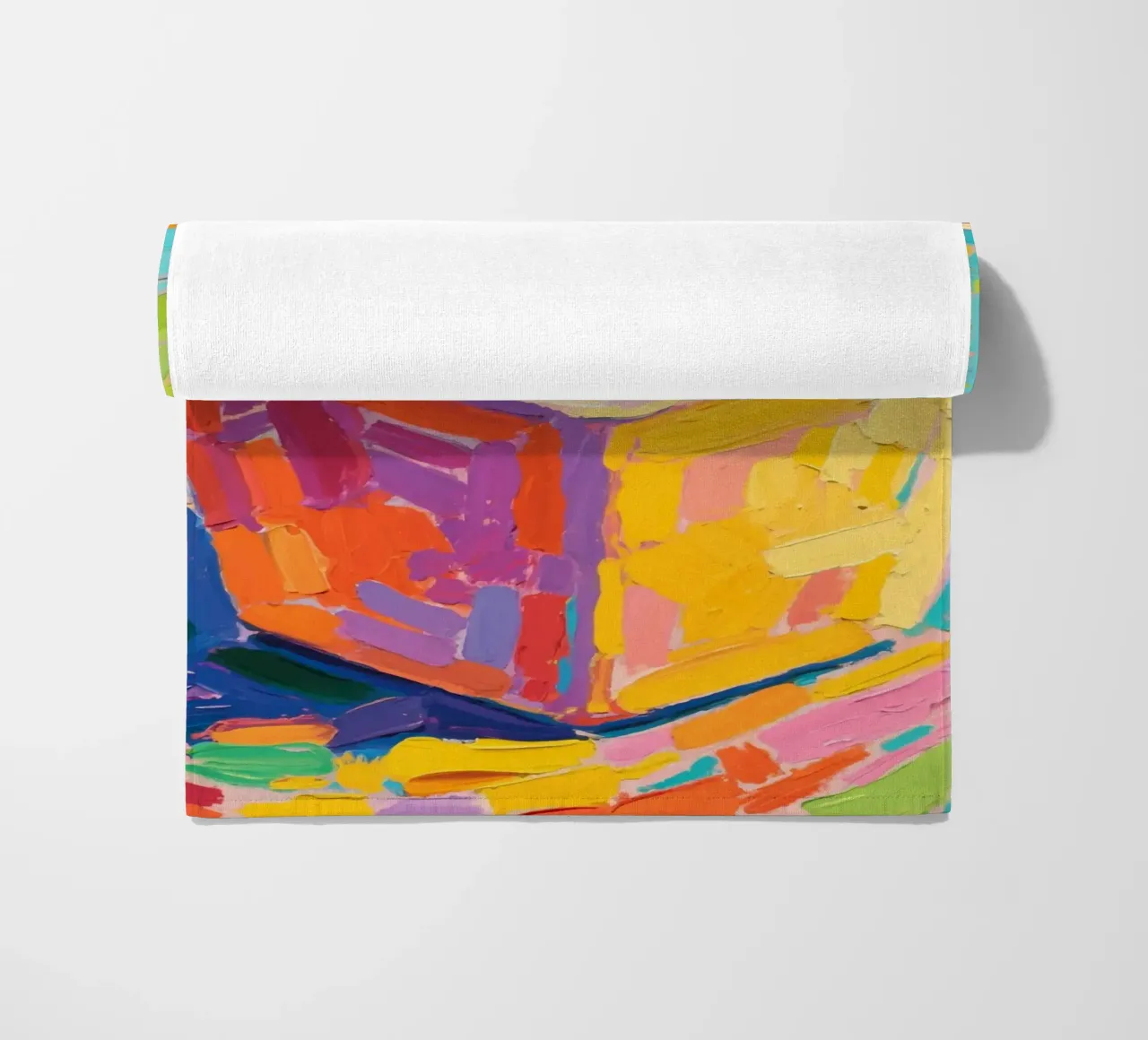 Piccolo cactus in un vaso a forma di cubo telo mare da Slash Shop