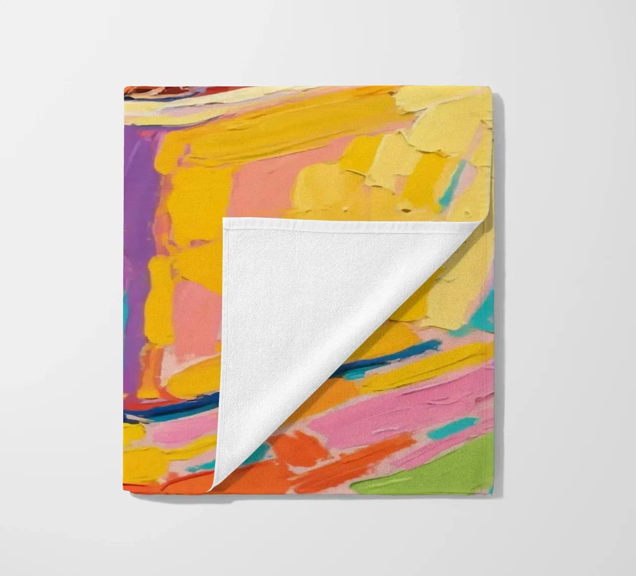 Piccolo cactus in un vaso a forma di cubo telo mare da Slash Shop