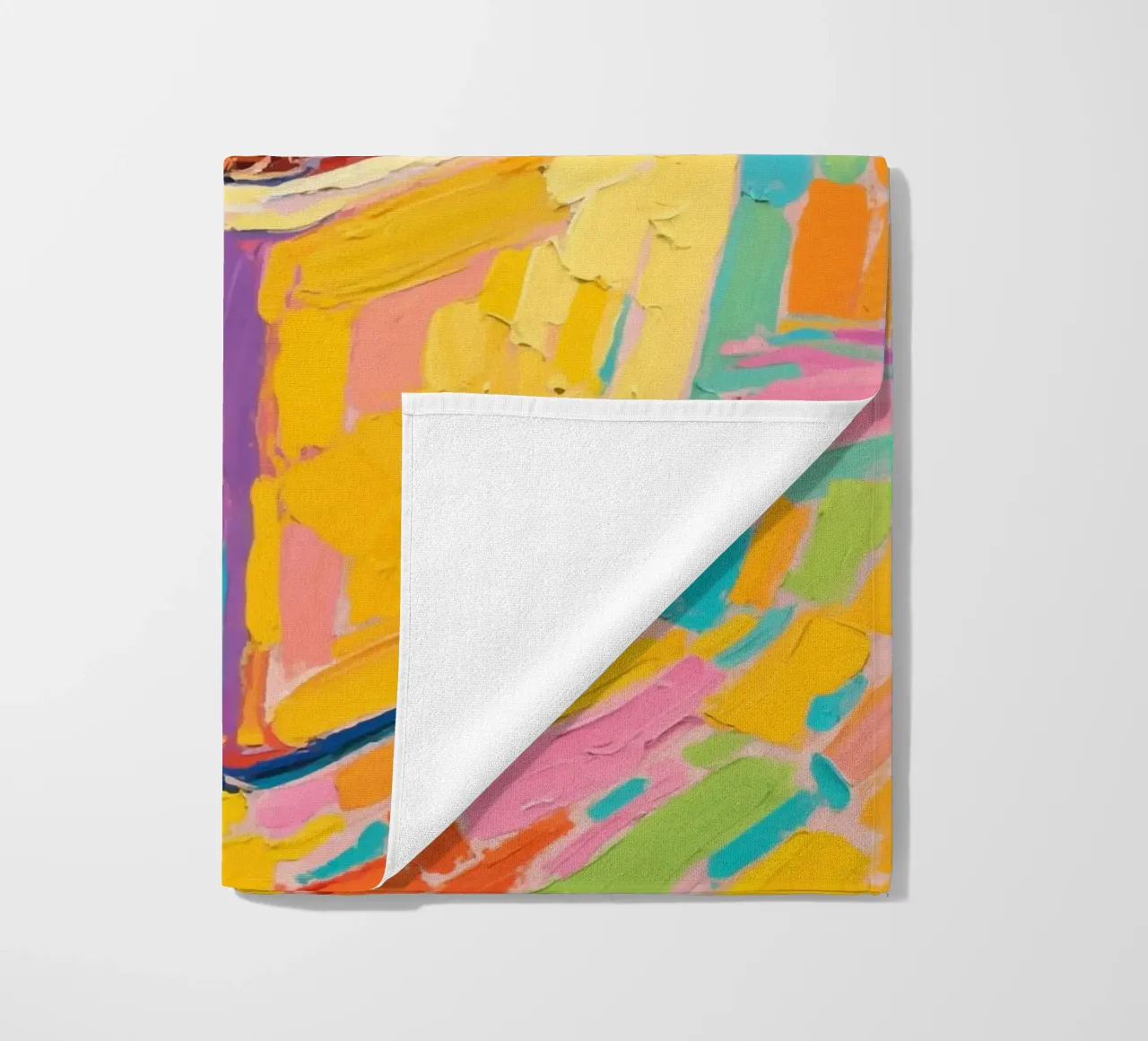 Piccolo cactus in un vaso a forma di cubo telo mare da Slash Shop