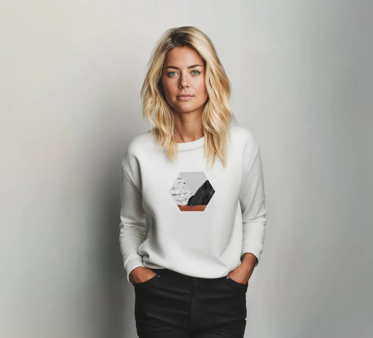 Rame geometrico I felpa da Orara Studio