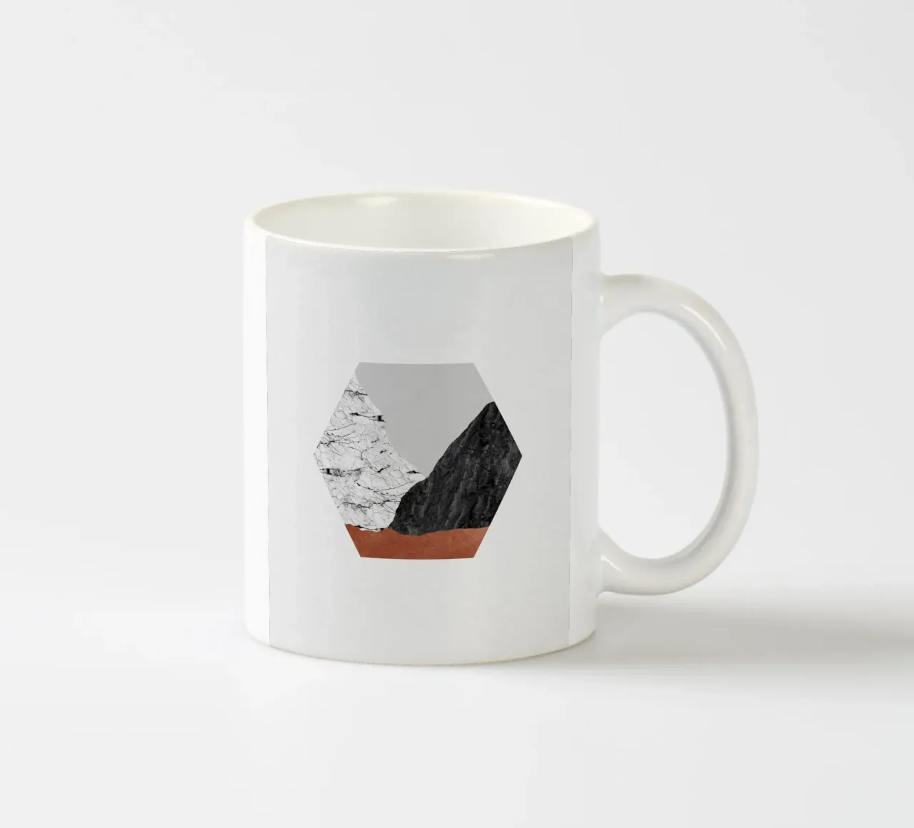 Rame geometrico I tazza in ceramica da Orara Studio