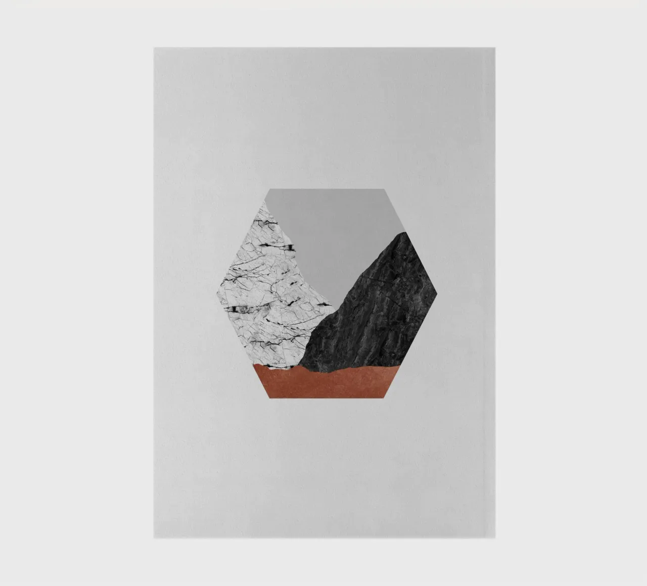Copper Geometric I notebook by Orara Studio