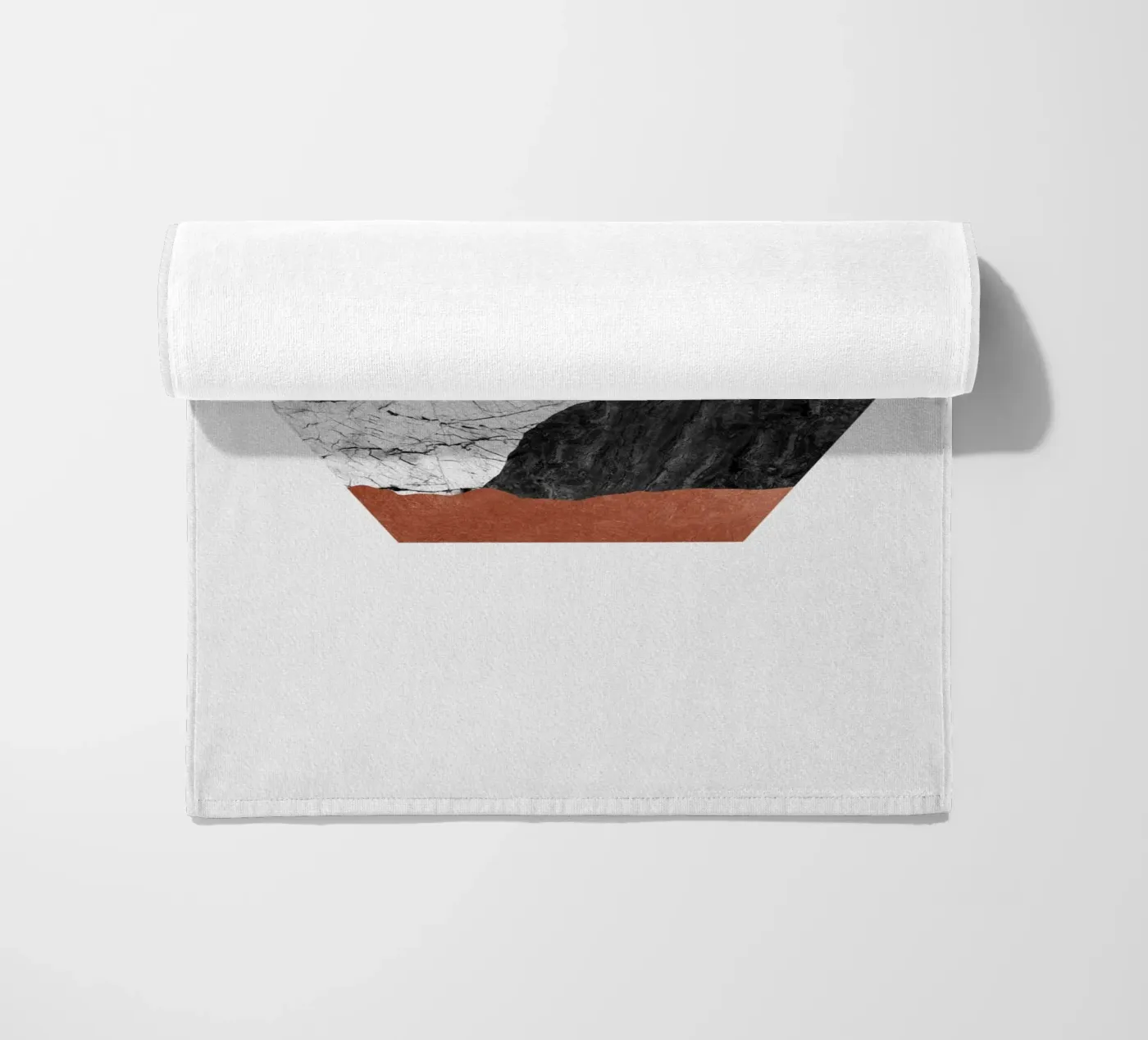 Rame geometrico I telo mare da Orara Studio