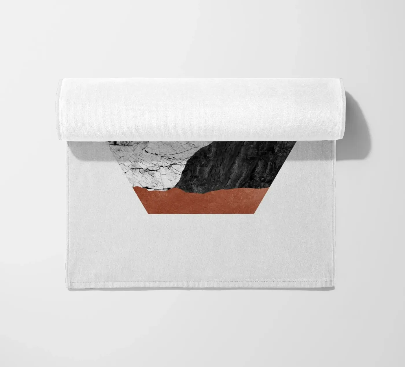 Rame geometrico I telo mare da Orara Studio