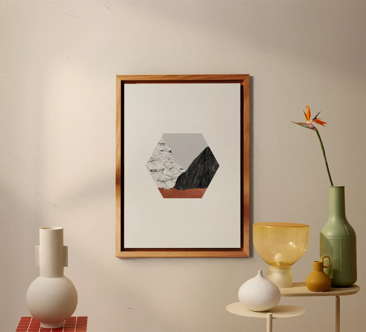 Rame geometrico I alluminio dibond da Orara Studio