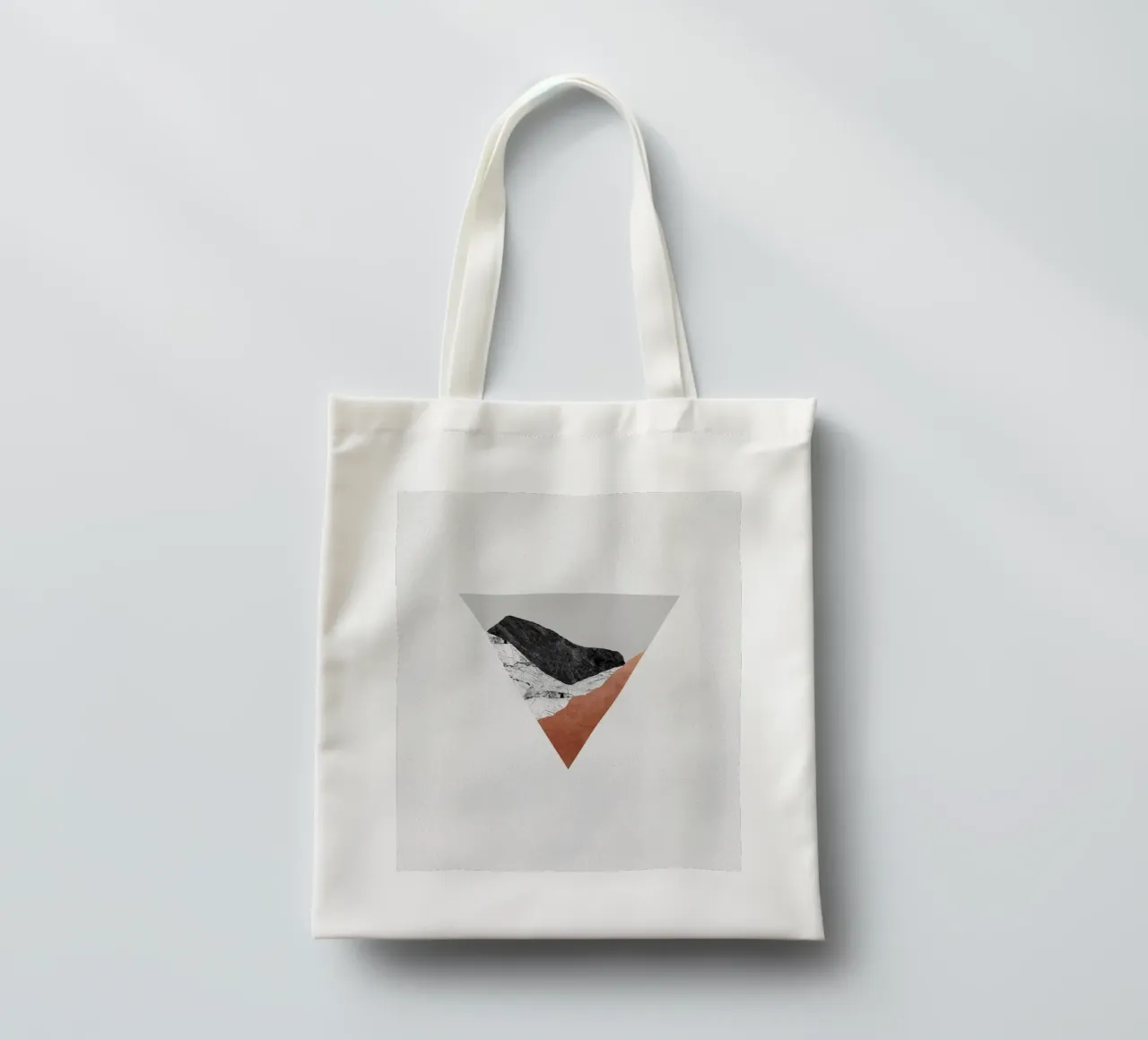 Rame geometrico II borsa in juta da Orara Studio