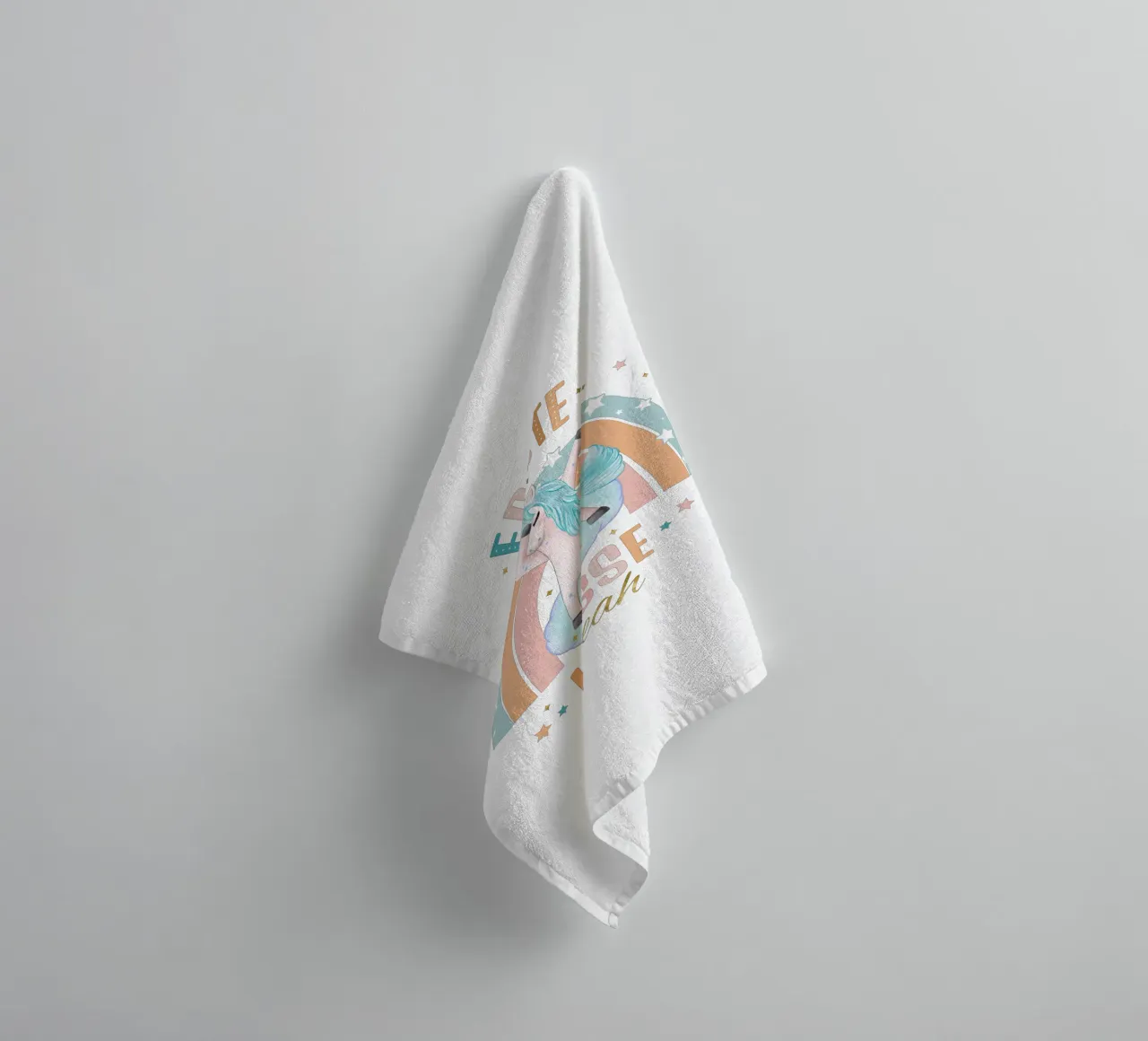 First class, primary school. Yeah, the unicorn is happy. towel by CalliLetters