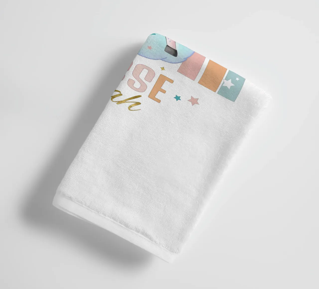 First class, primary school. Yeah, the unicorn is happy. towel by CalliLetters