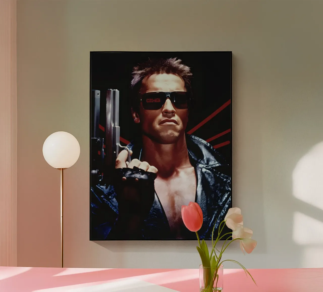 The man Robot plexiglass da Funny Frame Factory