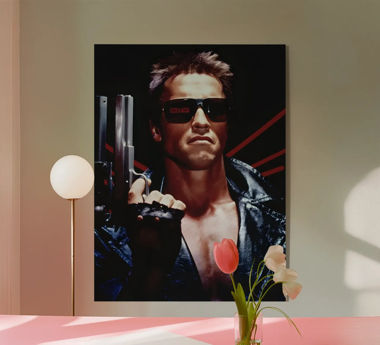 The man Robot plexiglass da Funny Frame Factory