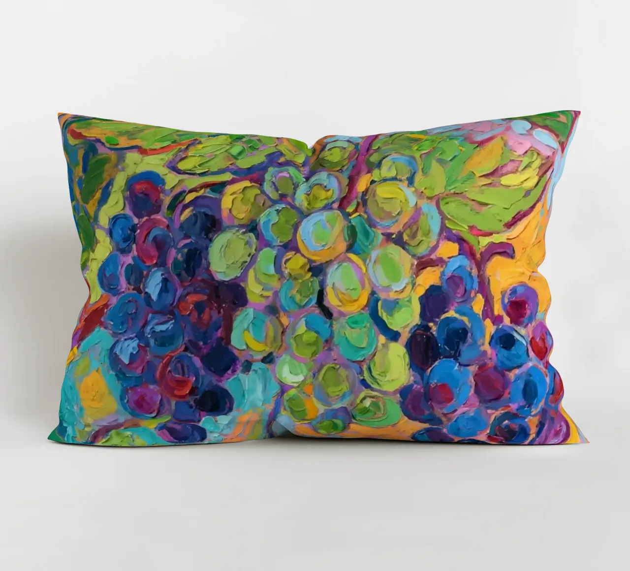 Uva e foglie verdi cuscino da Slash Shop