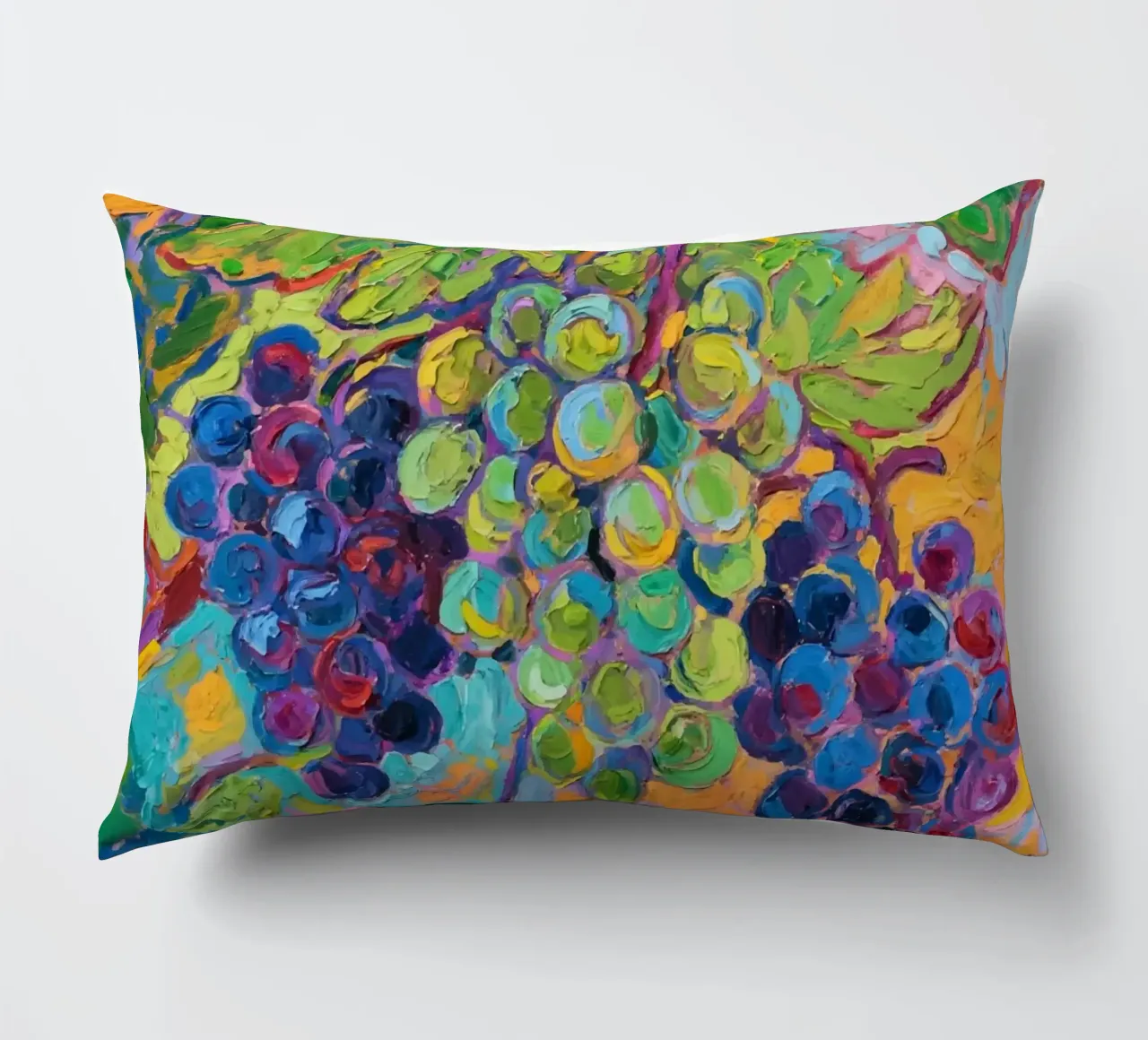 Uva e foglie verdi cuscino da Slash Shop