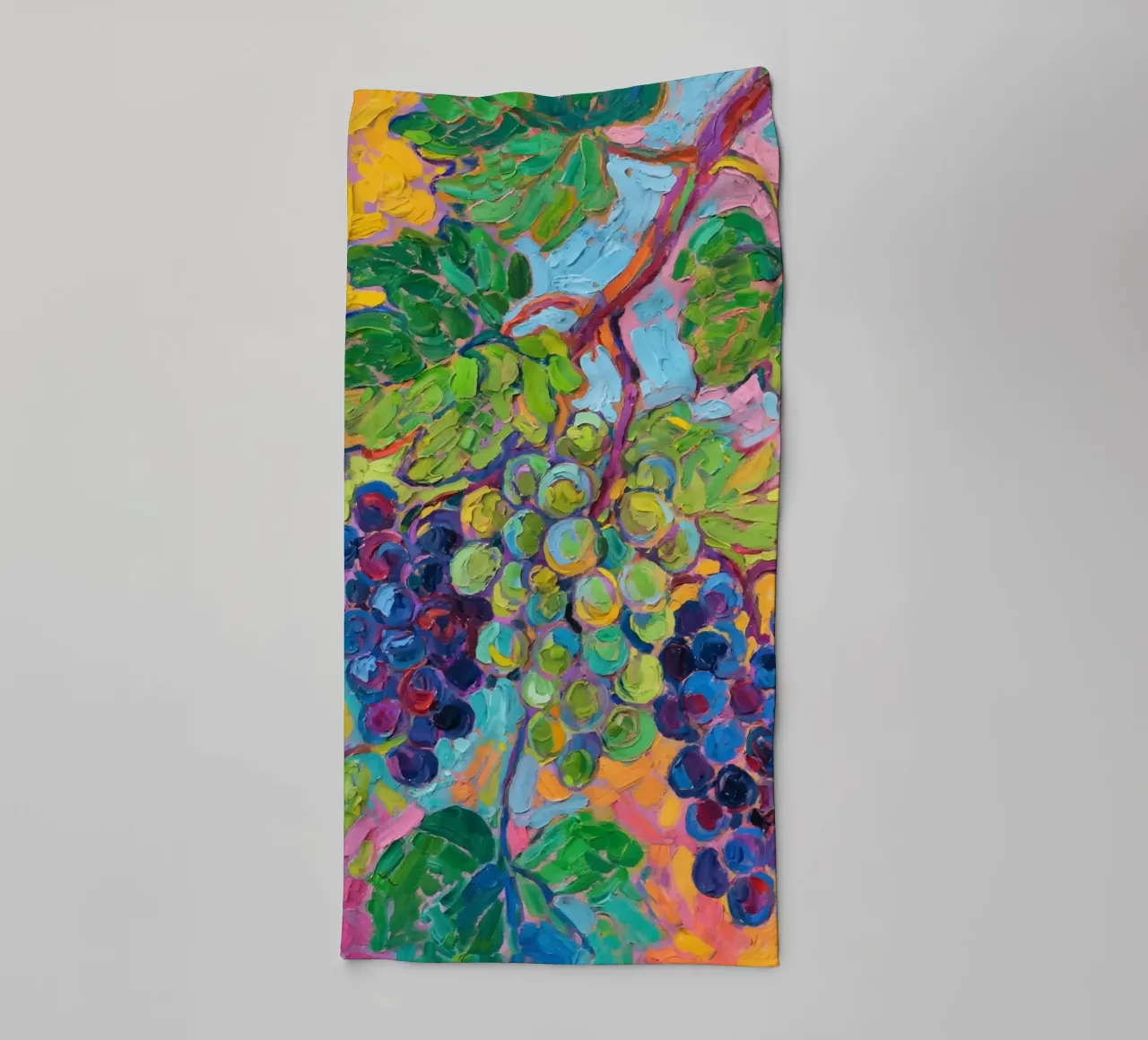 Uva e foglie verdi asciugamano da bagno da Slash Shop