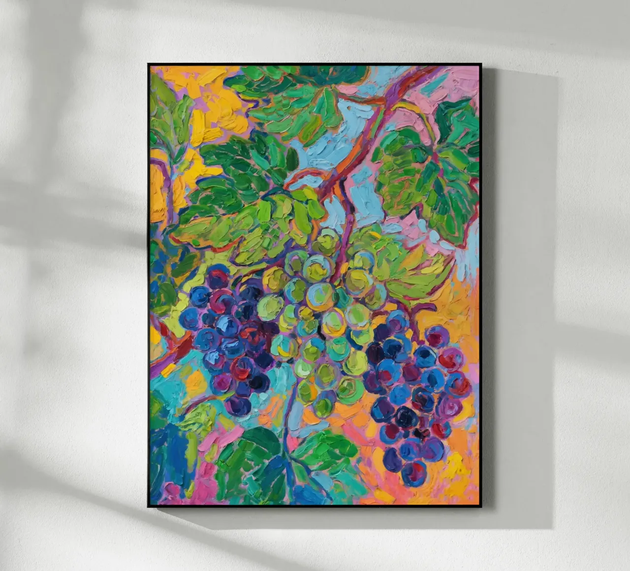 Uva e foglie verdi plexiglass da Slash Shop