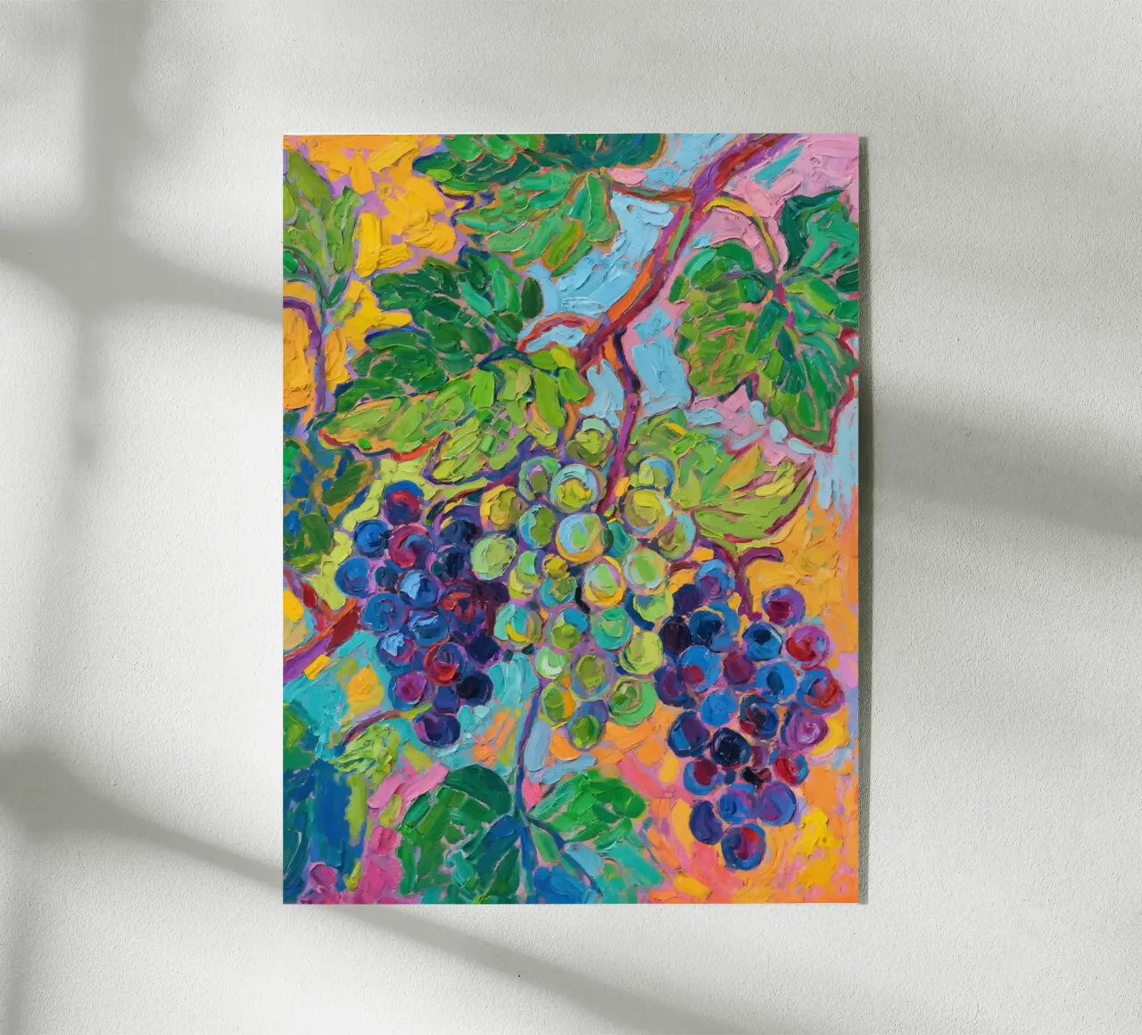 Uva e foglie verdi plexiglass da Slash Shop