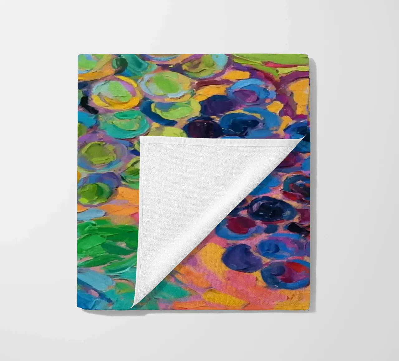 Uva e foglie verdi telo mare da Slash Shop