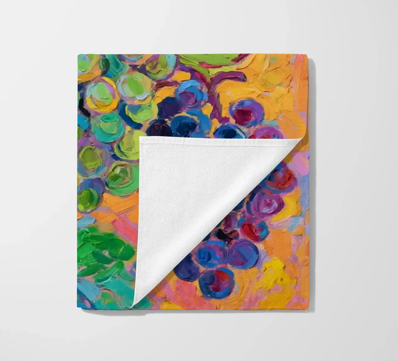 Uva e foglie verdi telo mare da Slash Shop