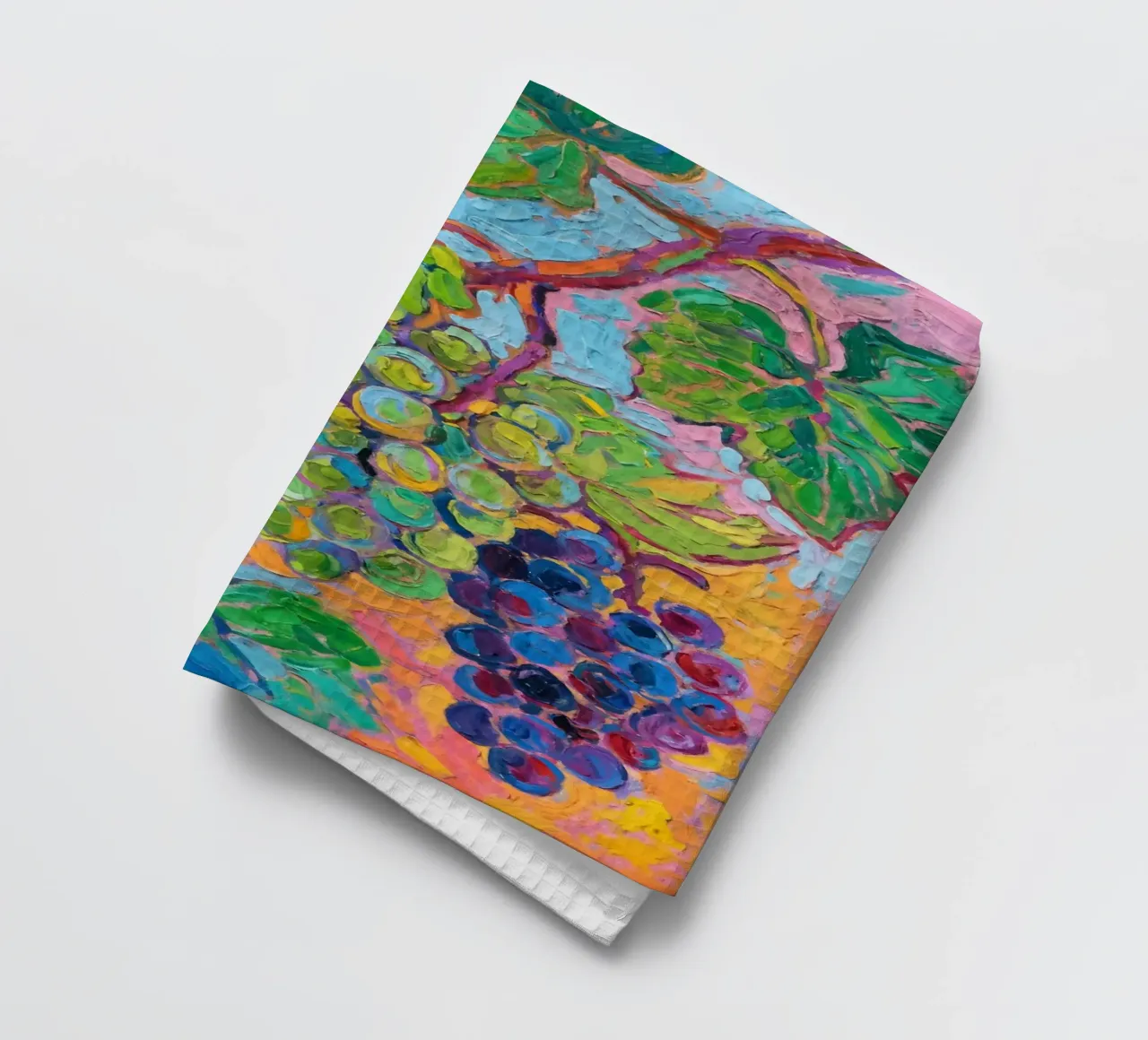 Uva e foglie verdi canovaccio da cucina da Slash Shop