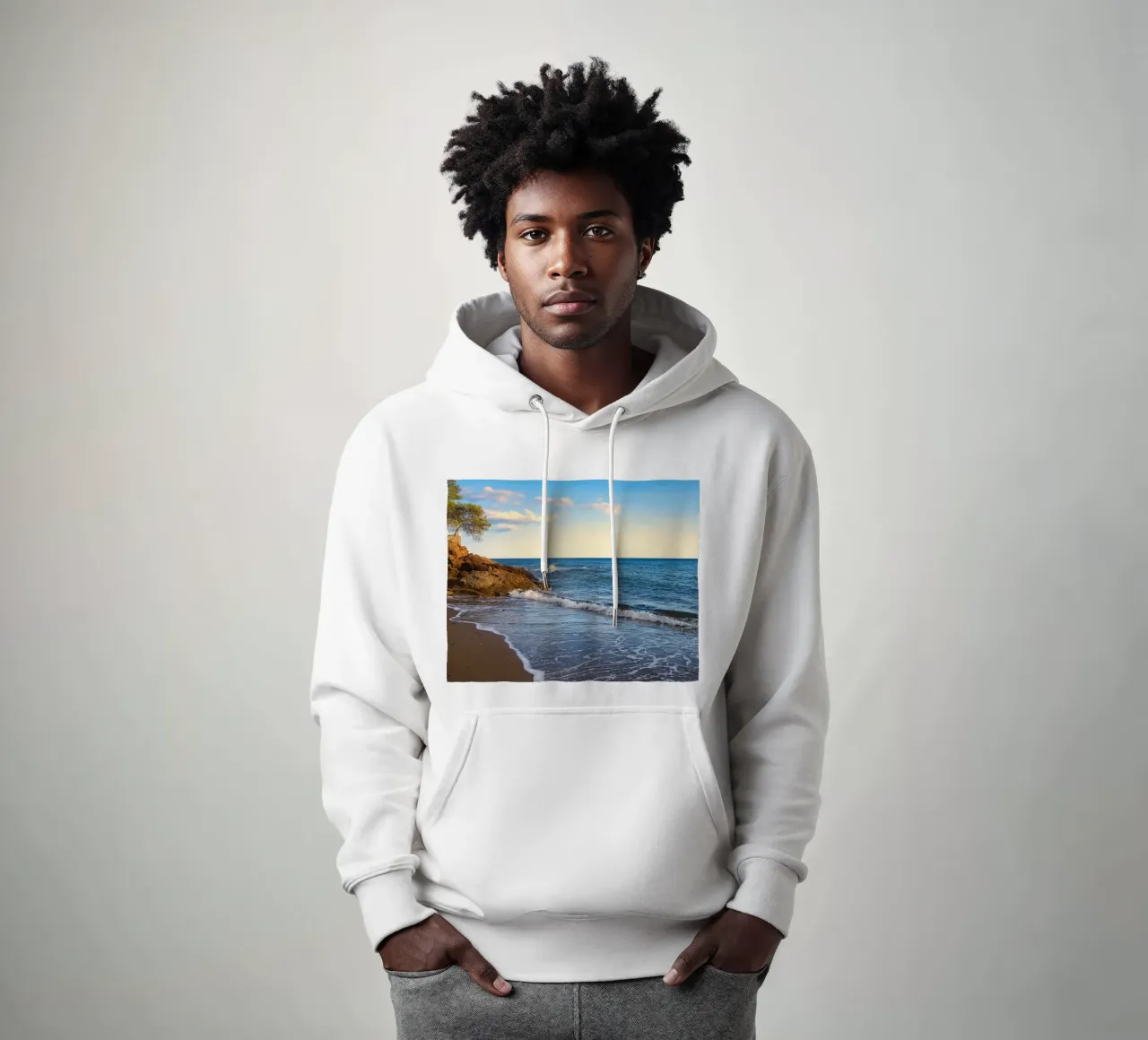 Ora in paradiso felpa con cappuccio da Romy Mueller Waterworld