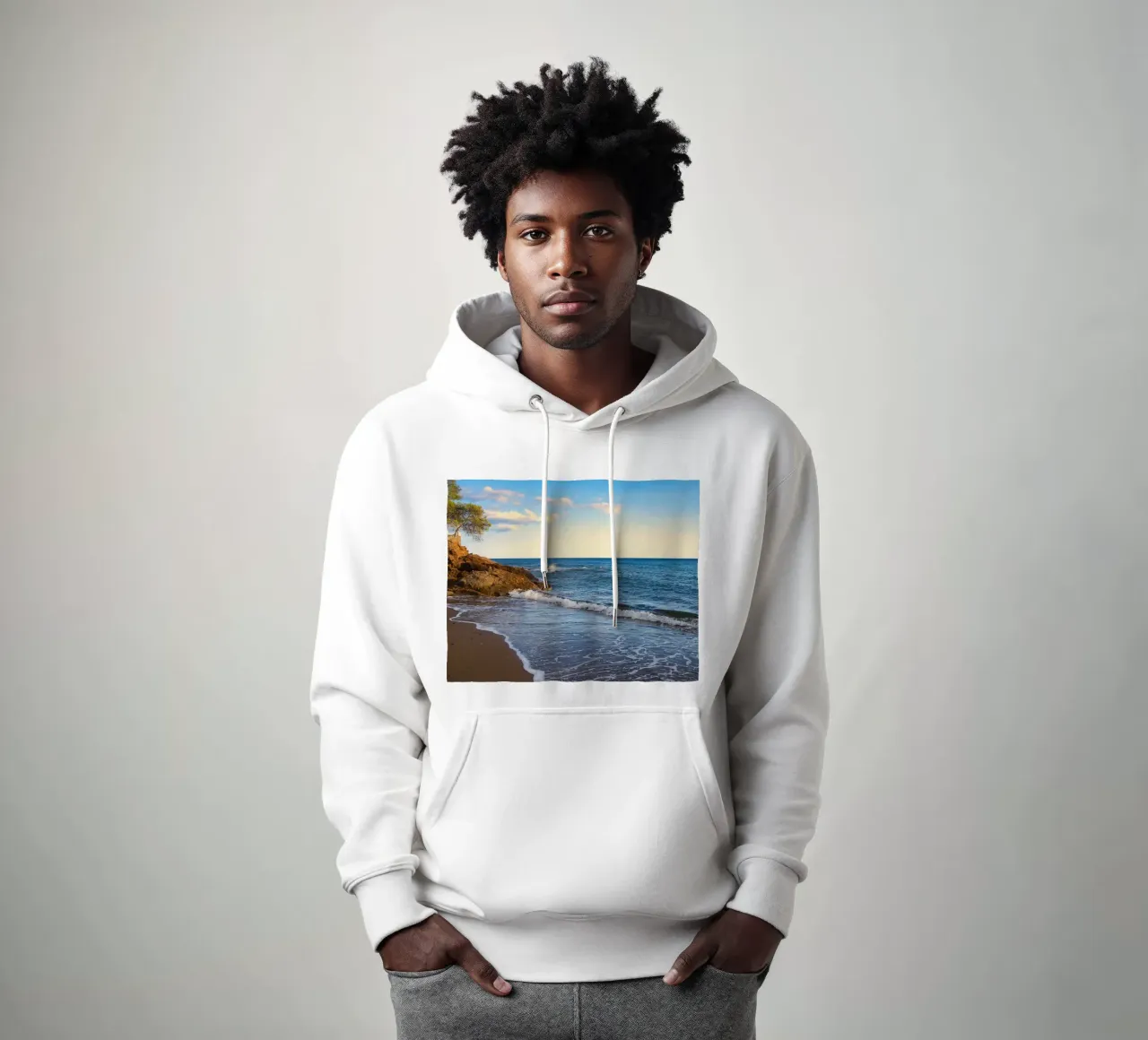 Ora in paradiso felpa con cappuccio da Romy Mueller Waterworld