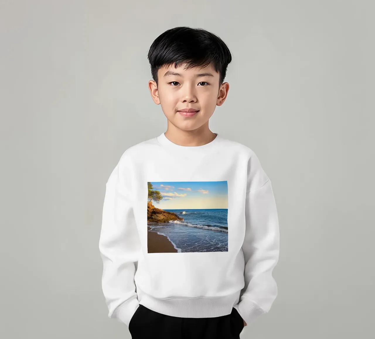 Ora in paradiso felpa bambino da Romy Mueller Waterworld