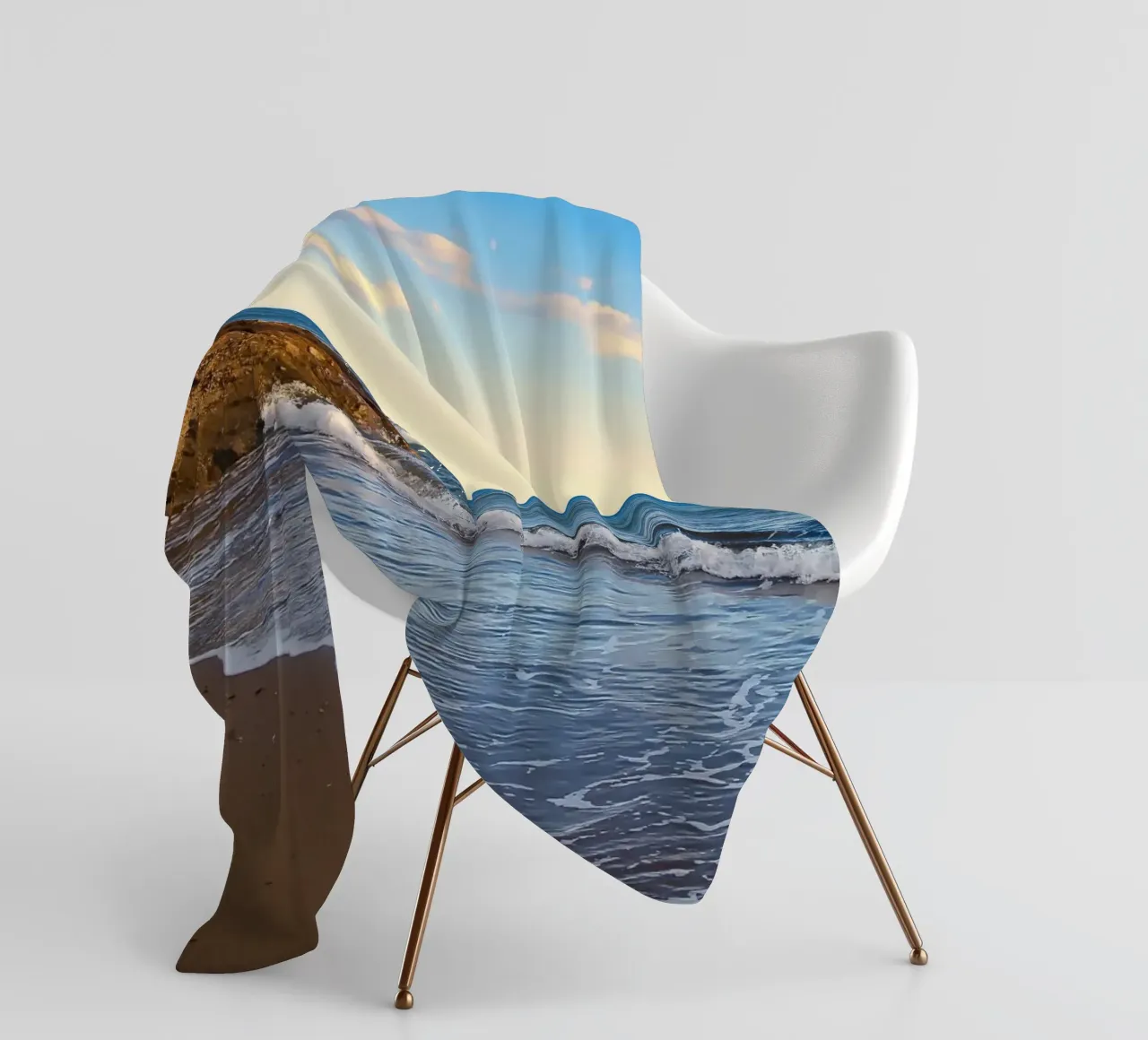 Ora in paradiso coperta in pile da Romy Mueller Waterworld