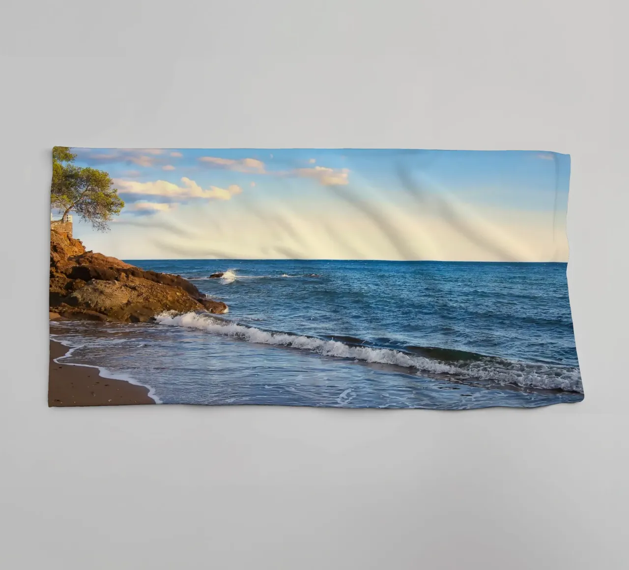 Ora in paradiso asciugamano da bagno da Romy Mueller Waterworld