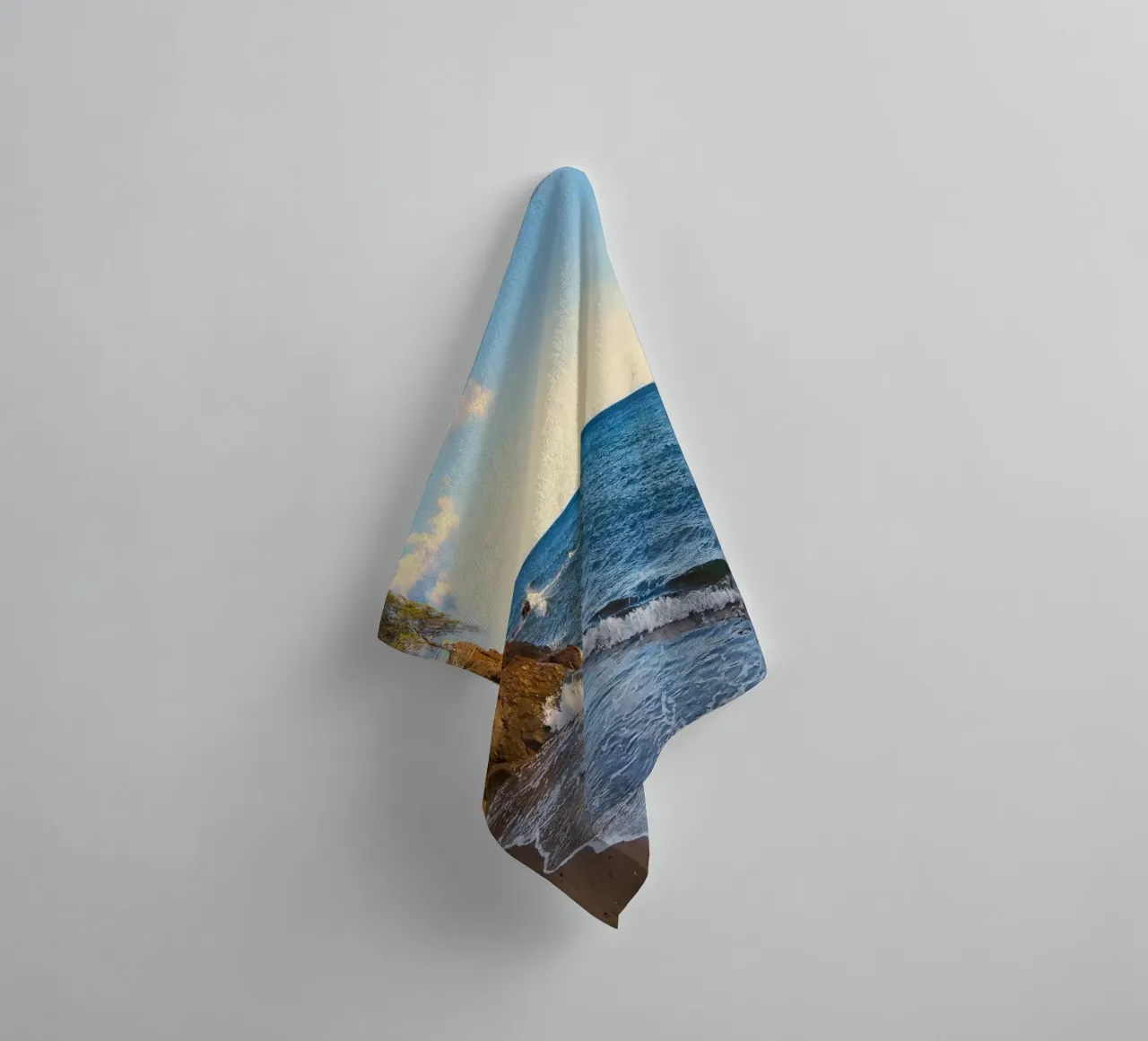 Ora in paradiso asciugamano da bagno da Romy Mueller Waterworld