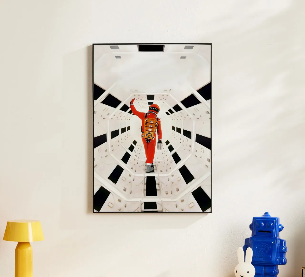 Man in out Space alluminio dibond da Funny Frame Factory