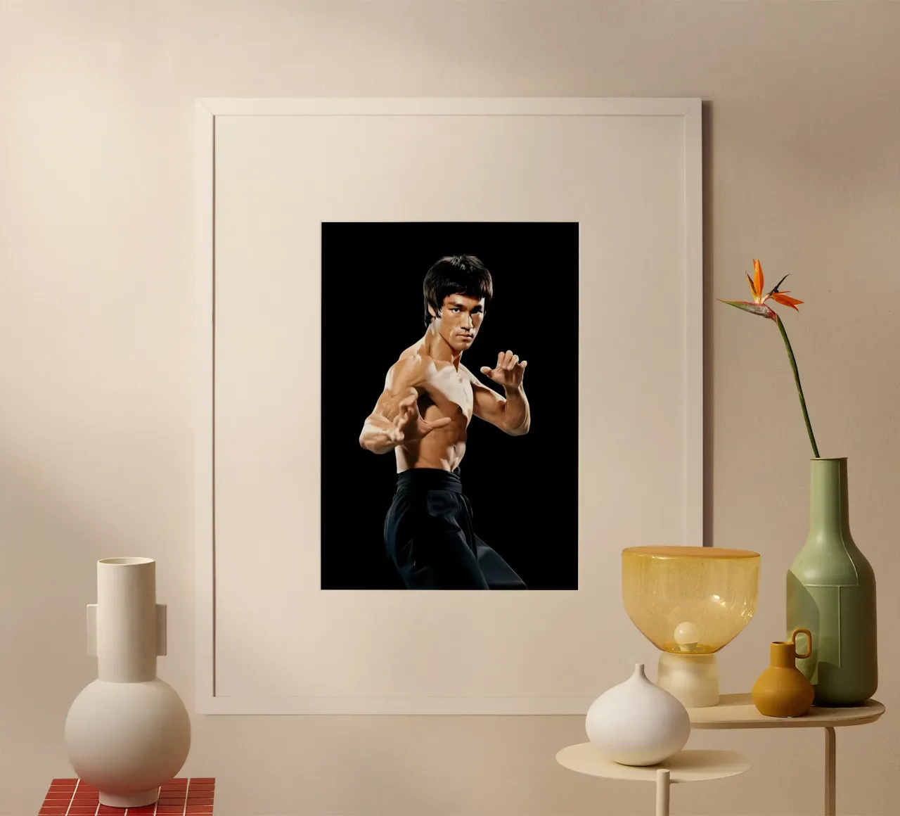 Bruce Lee poster da Funny Frame Factory