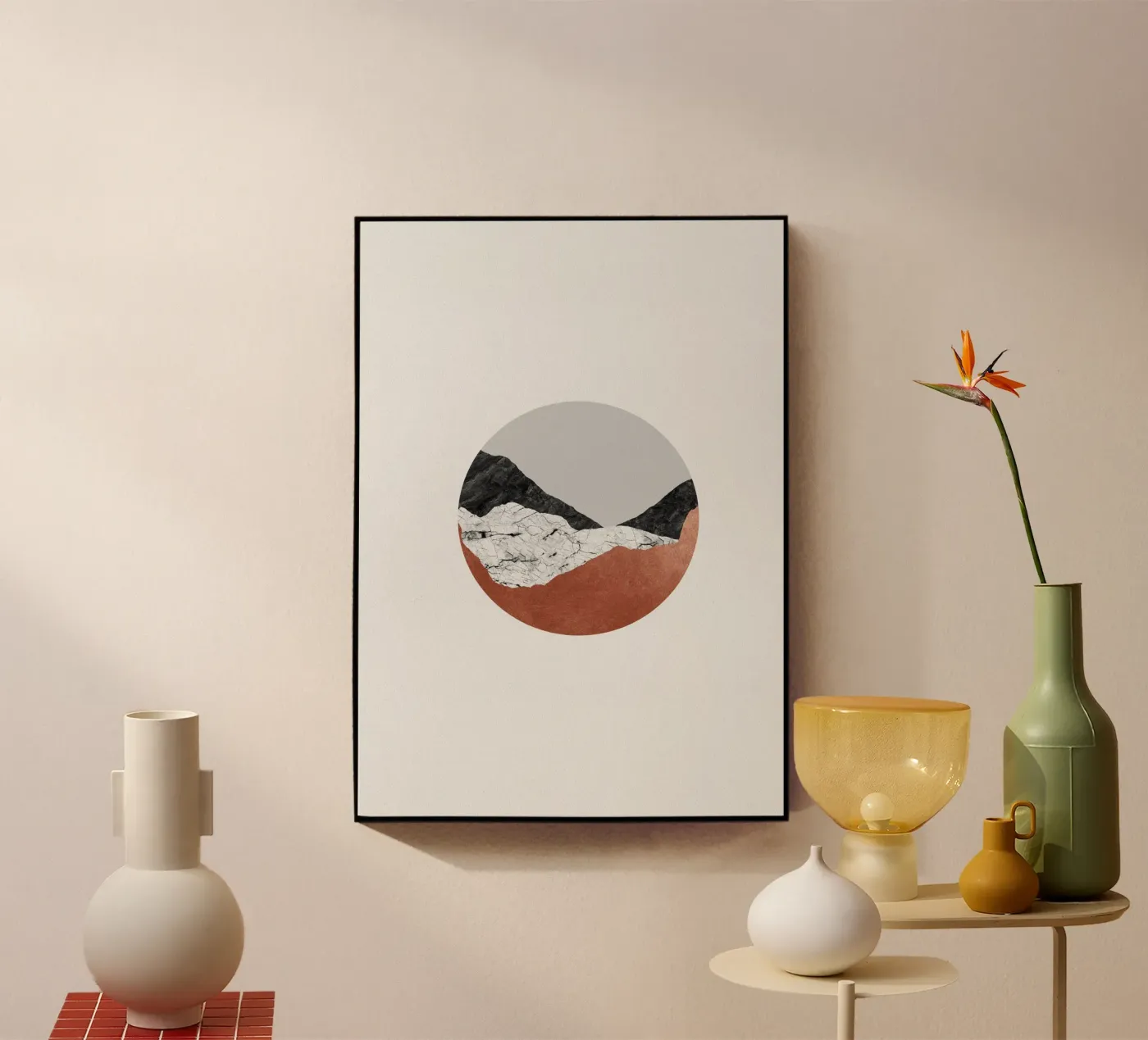 Rame Geometrico III plexiglass da Orara Studio