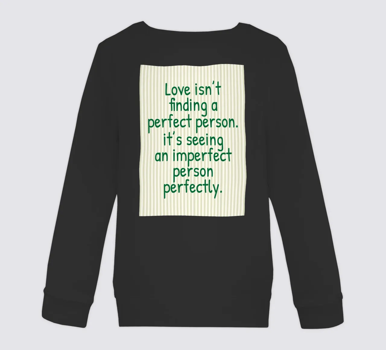 l'amore non è trovare una persona perfetta felpa bambino da toegoe