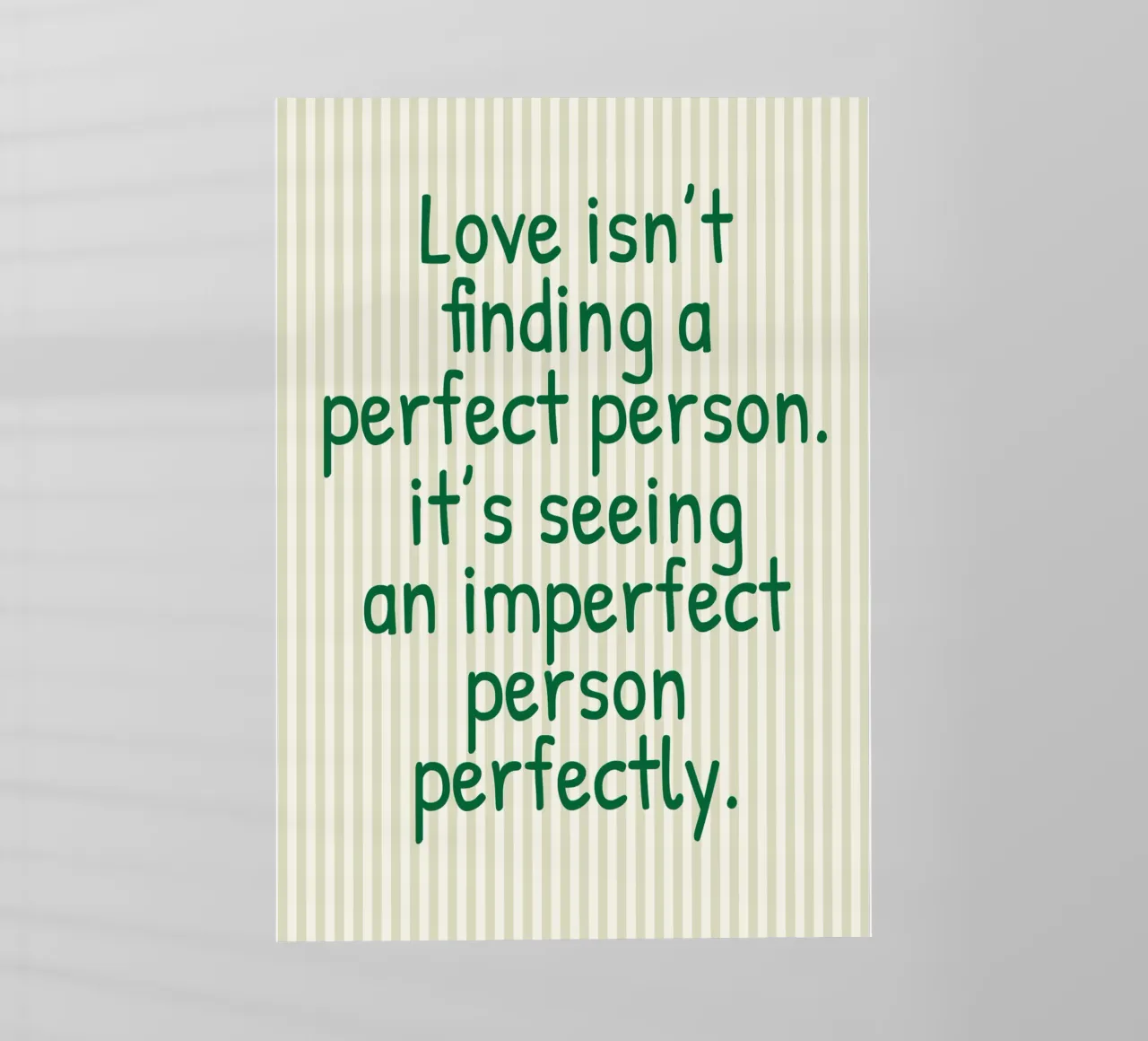 l'amore non è trovare una persona perfetta pellicola backlit da toegoe