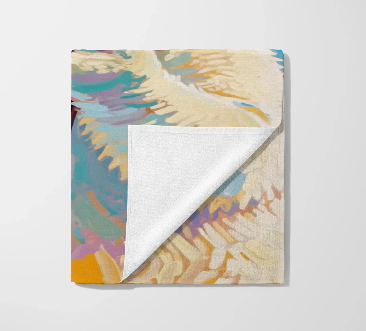 Orso polare con telecamera in mano telo mare da Slash Shop