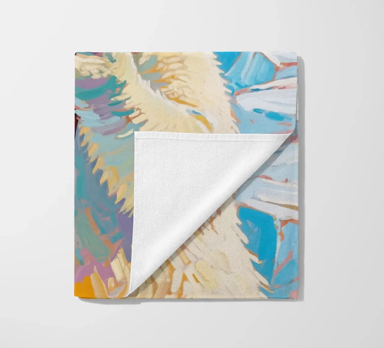 Orso polare con telecamera in mano telo mare da Slash Shop