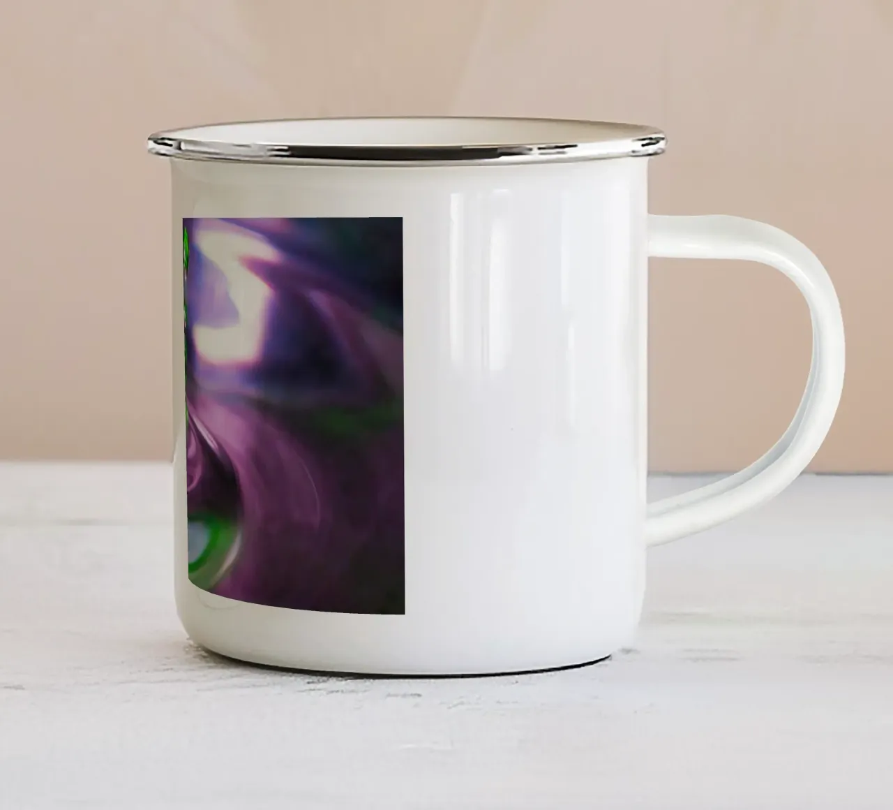 Goccia a goccia tazza in smalto da Romy Mueller Waterworld