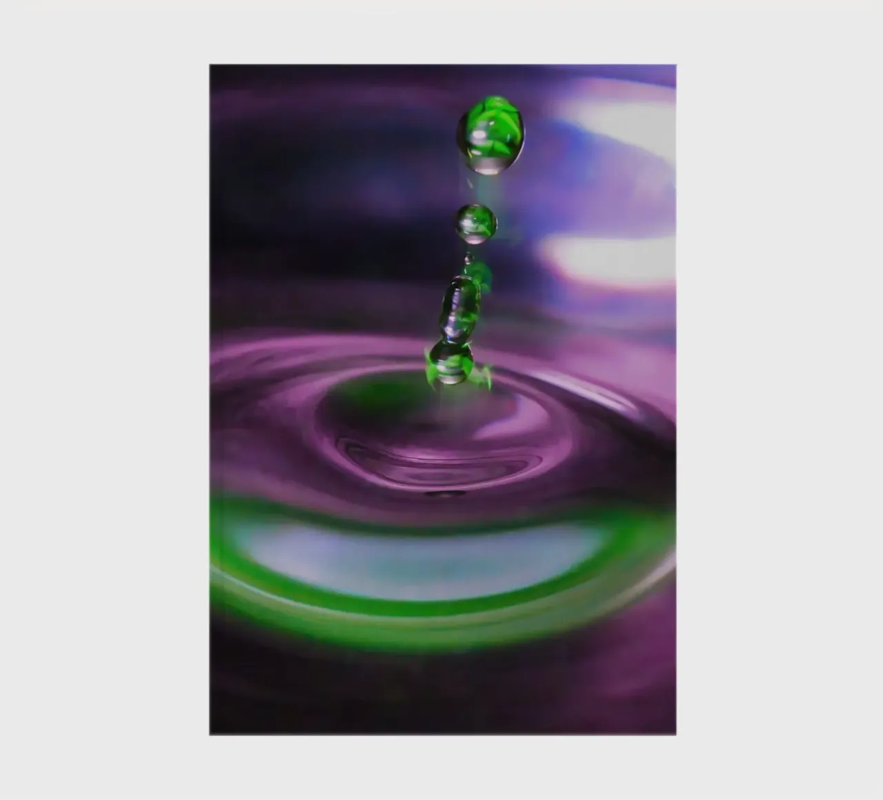 Drop by drop notebook by Romy Mueller Waterworld