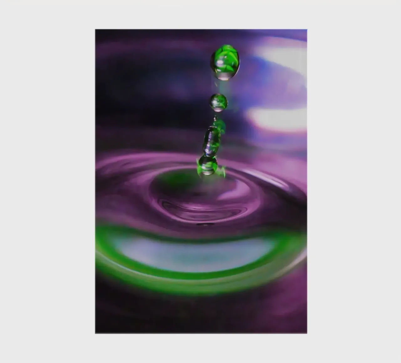 Drop by drop notebook by Romy Mueller Waterworld