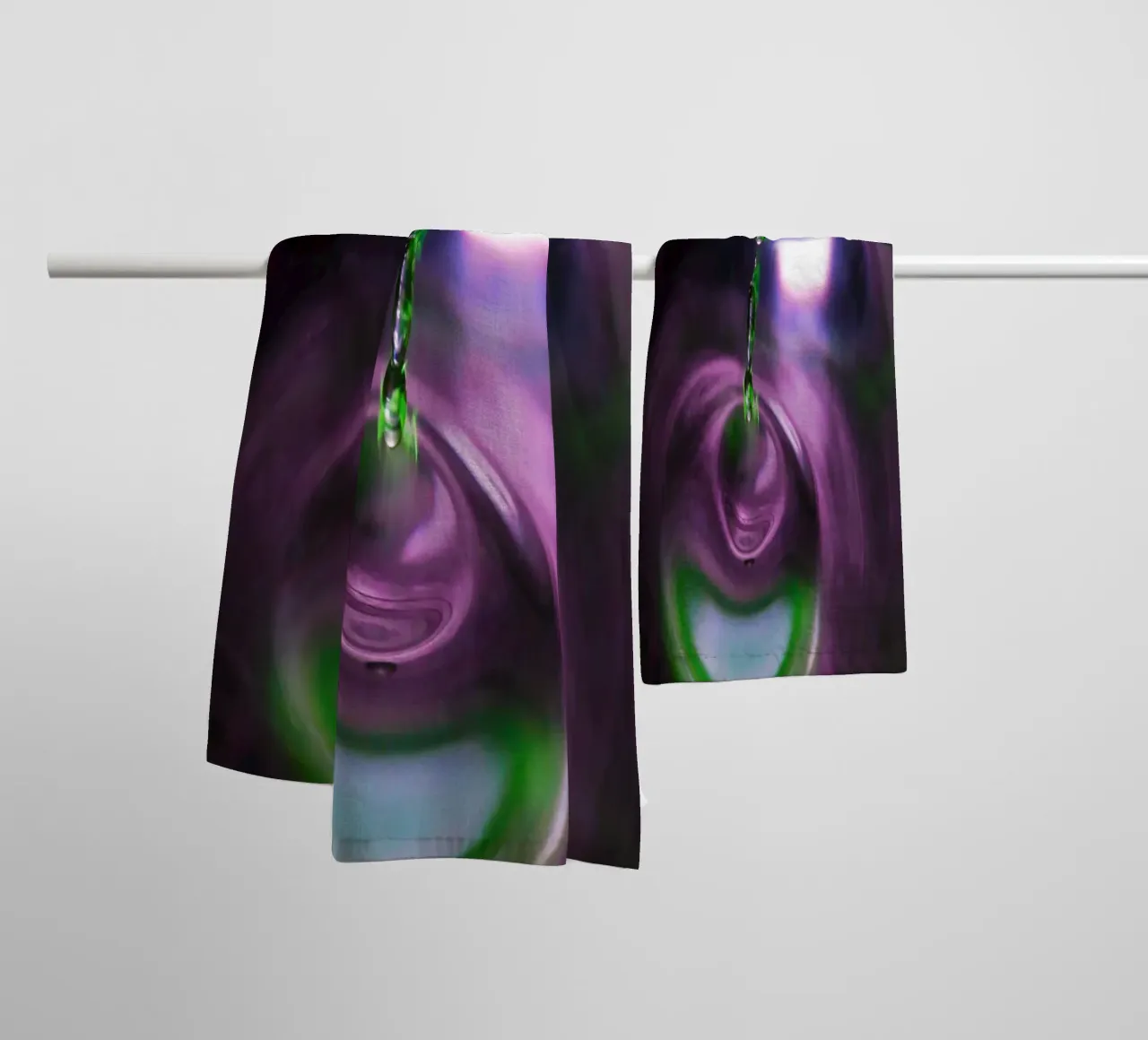 Drop by drop towel by Romy Mueller Waterworld