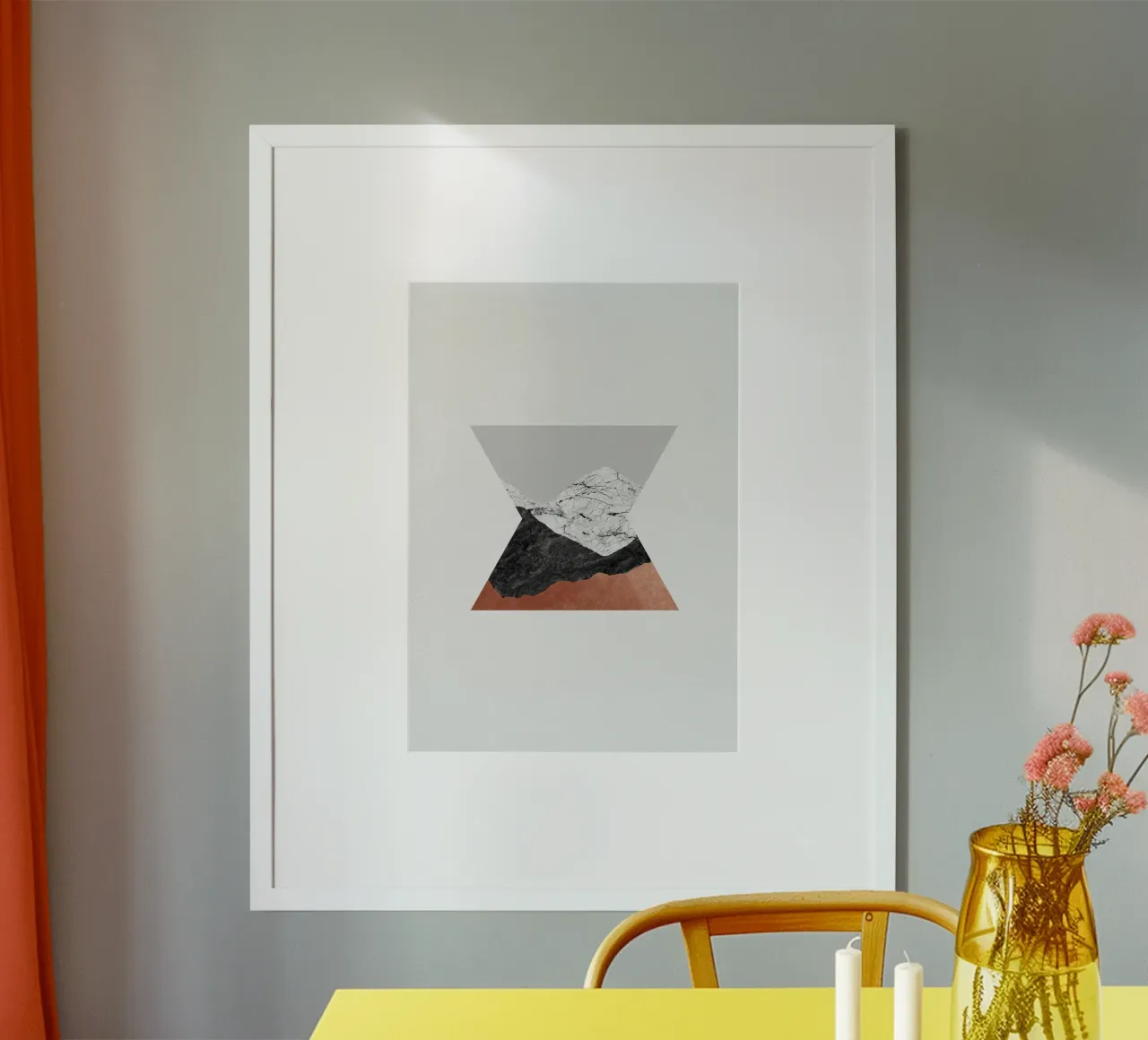 Rame geometrico IV poster da Orara Studio