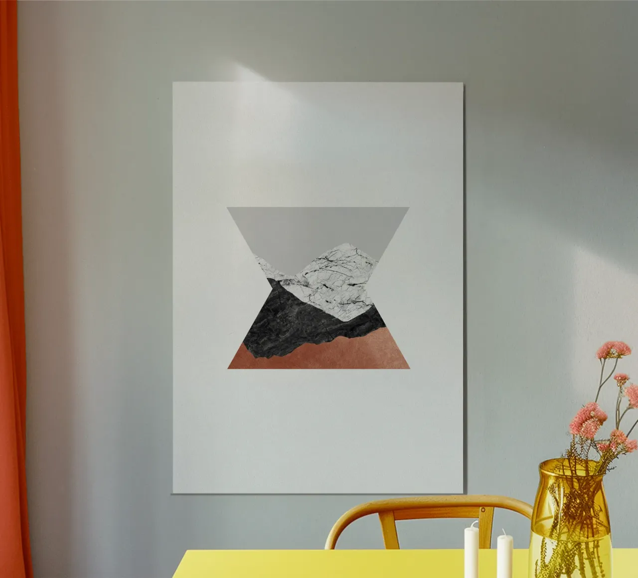 Rame geometrico IV poster da Orara Studio