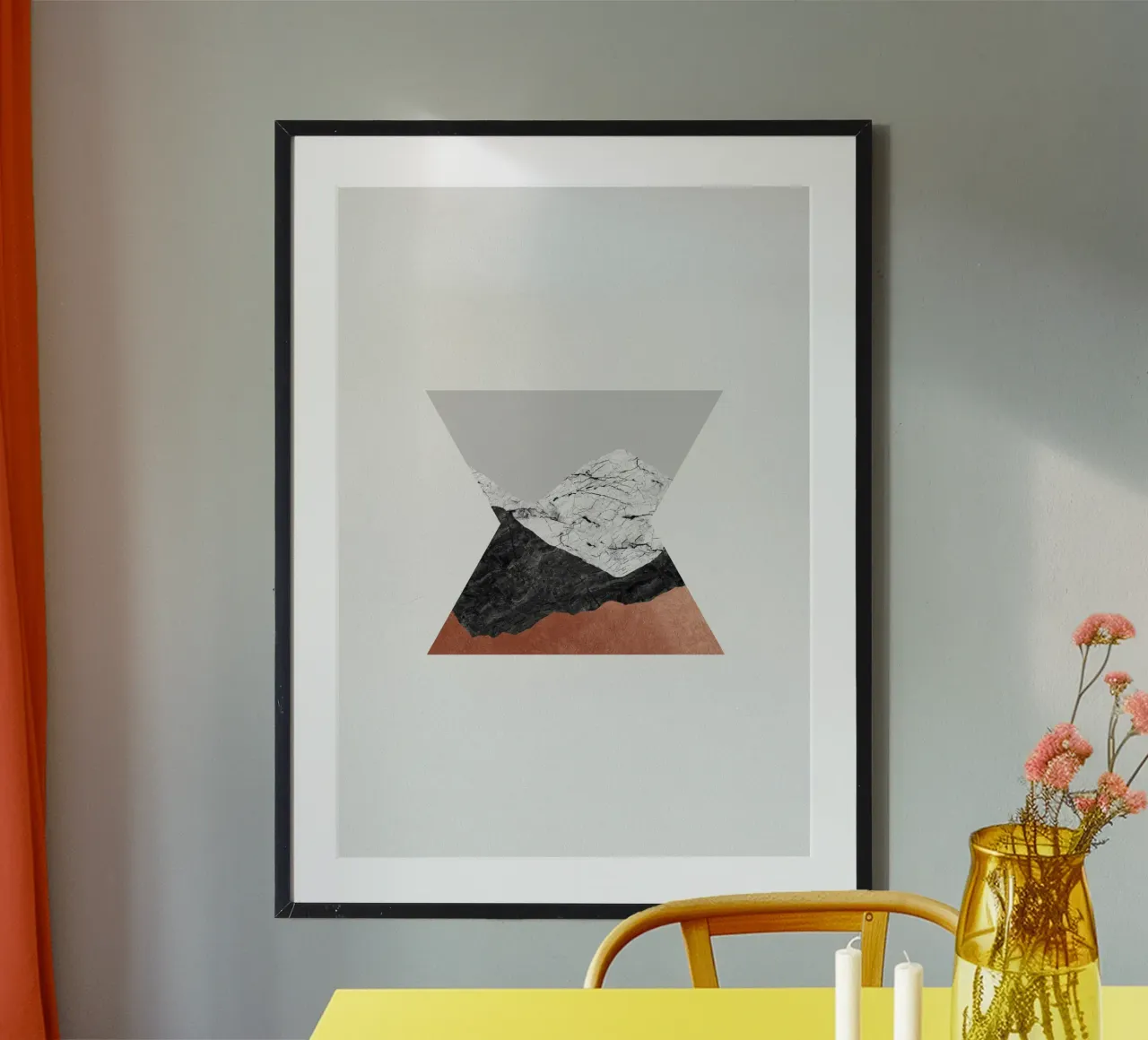 Rame geometrico IV poster da Orara Studio