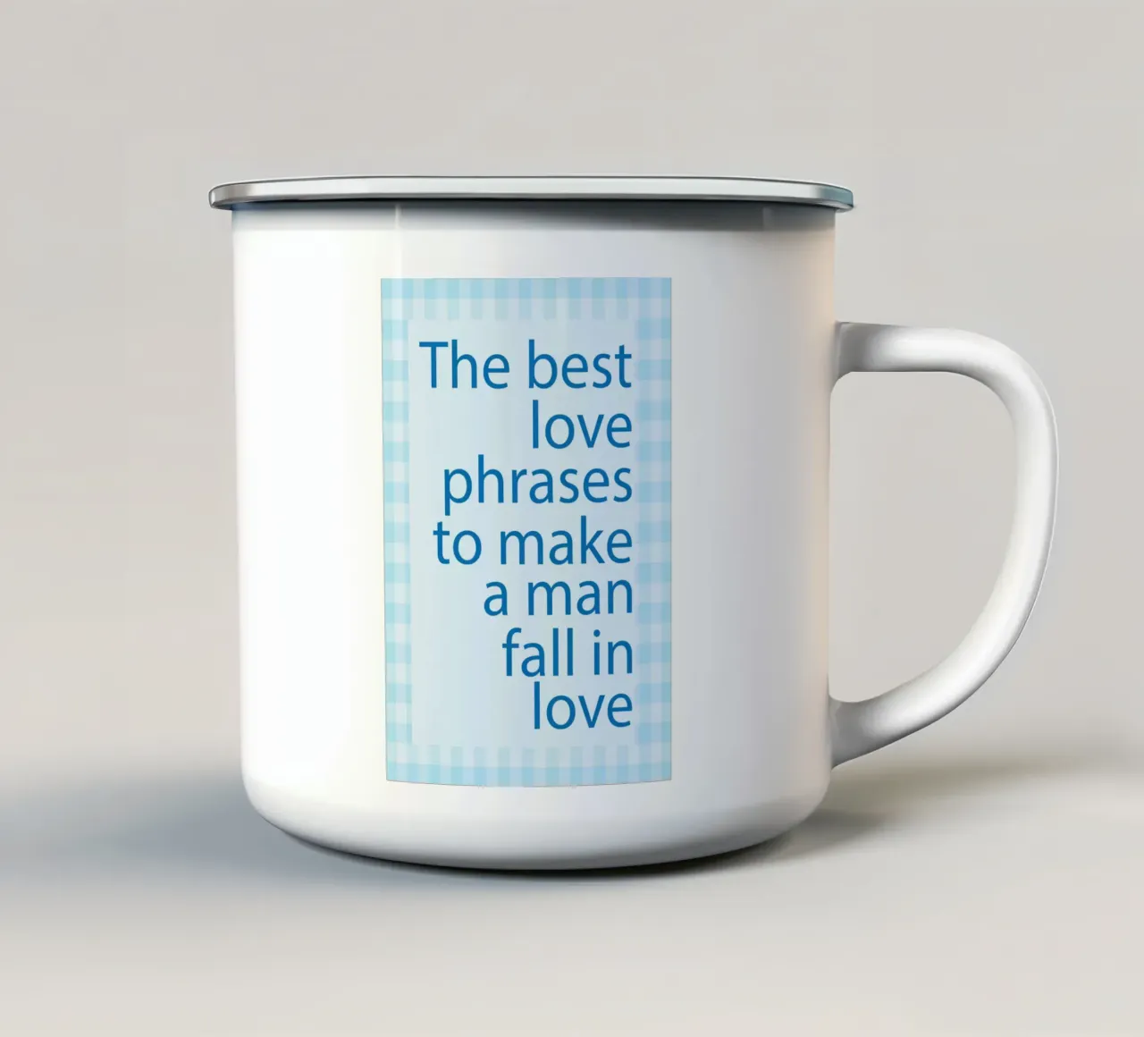 l'amore migliore tazza in smalto da toegoe