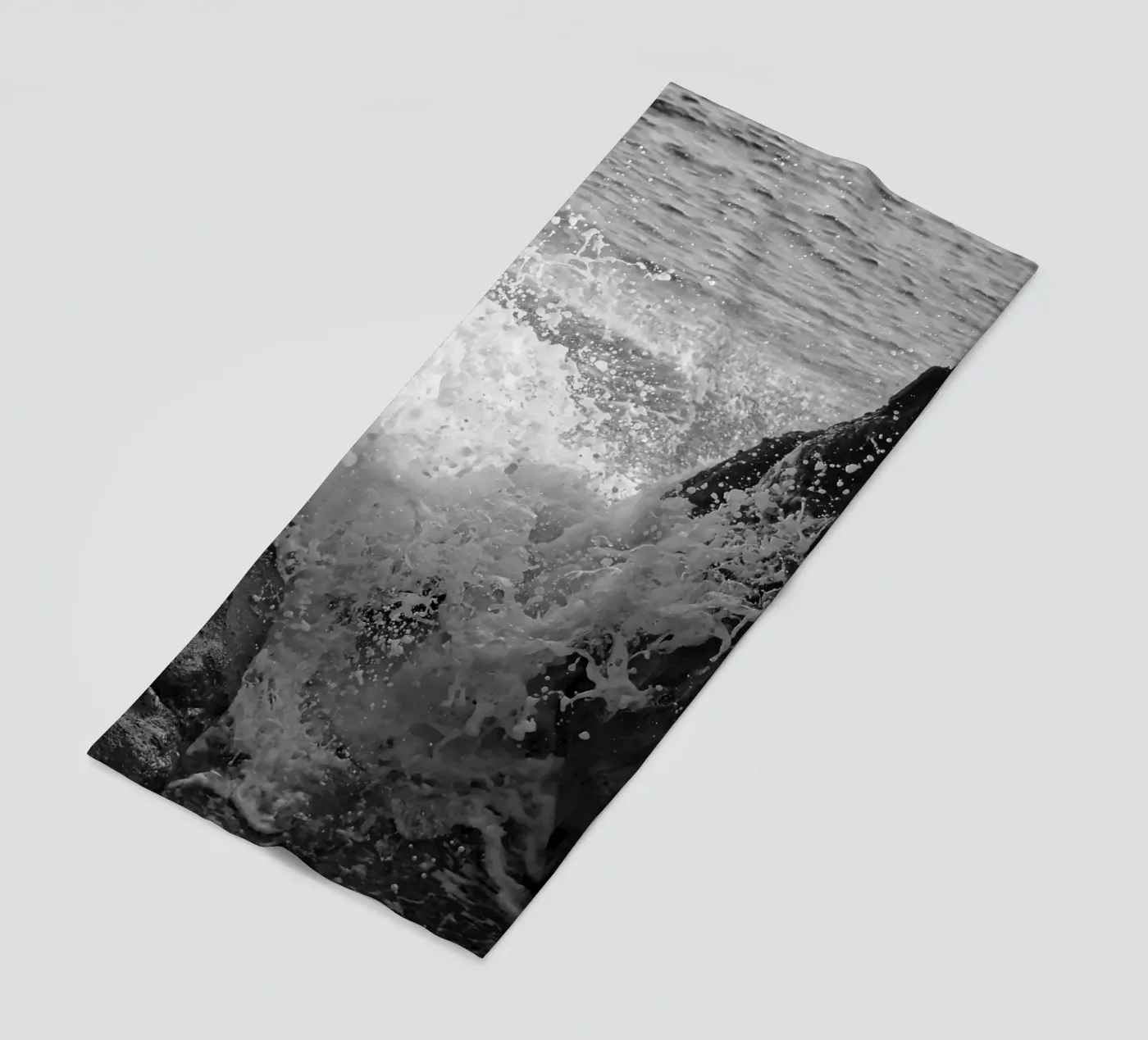 The dramatic atmosphere beach towel by Romy Mueller Waterworld