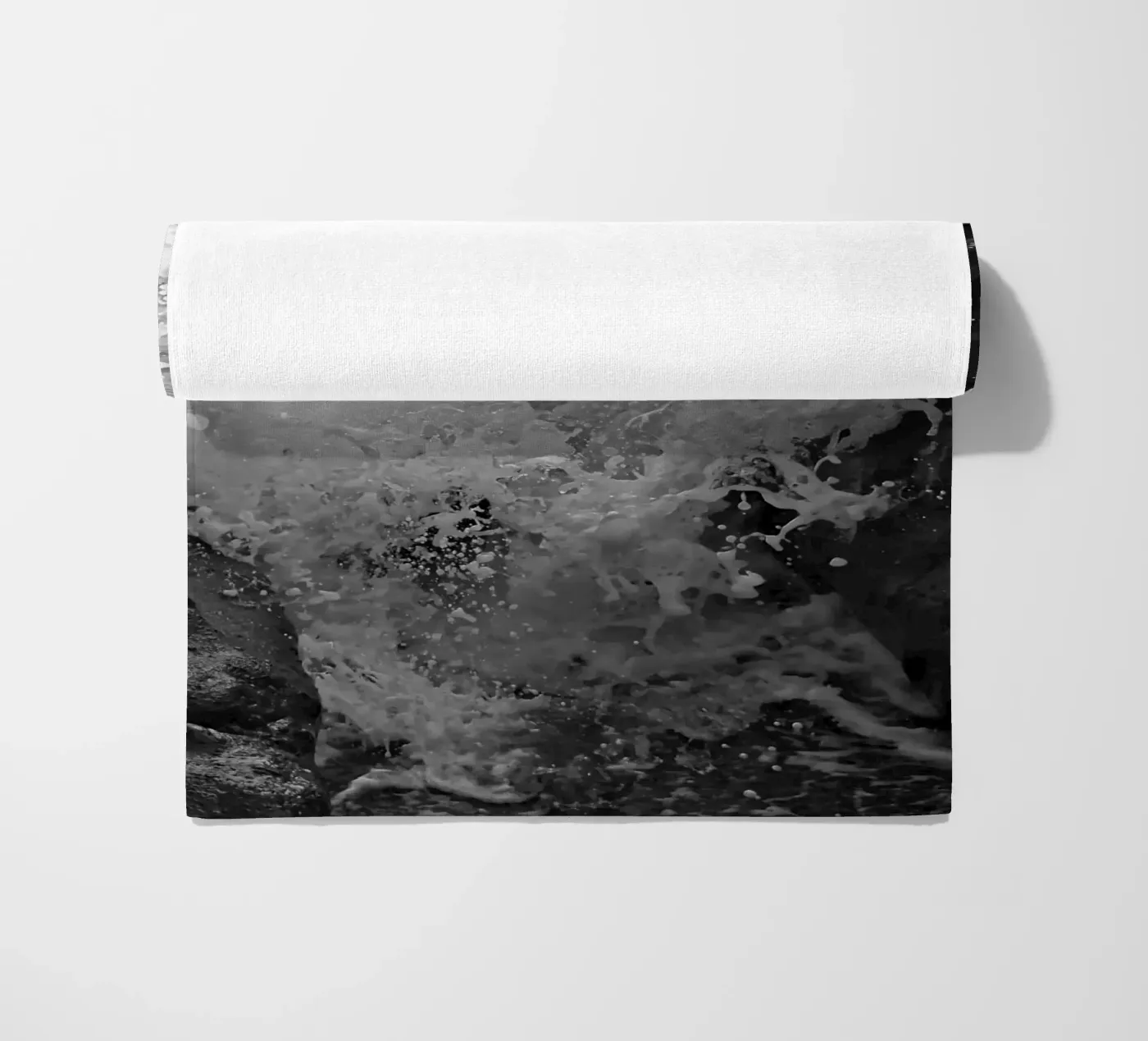 The dramatic atmosphere beach towel by Romy Mueller Waterworld