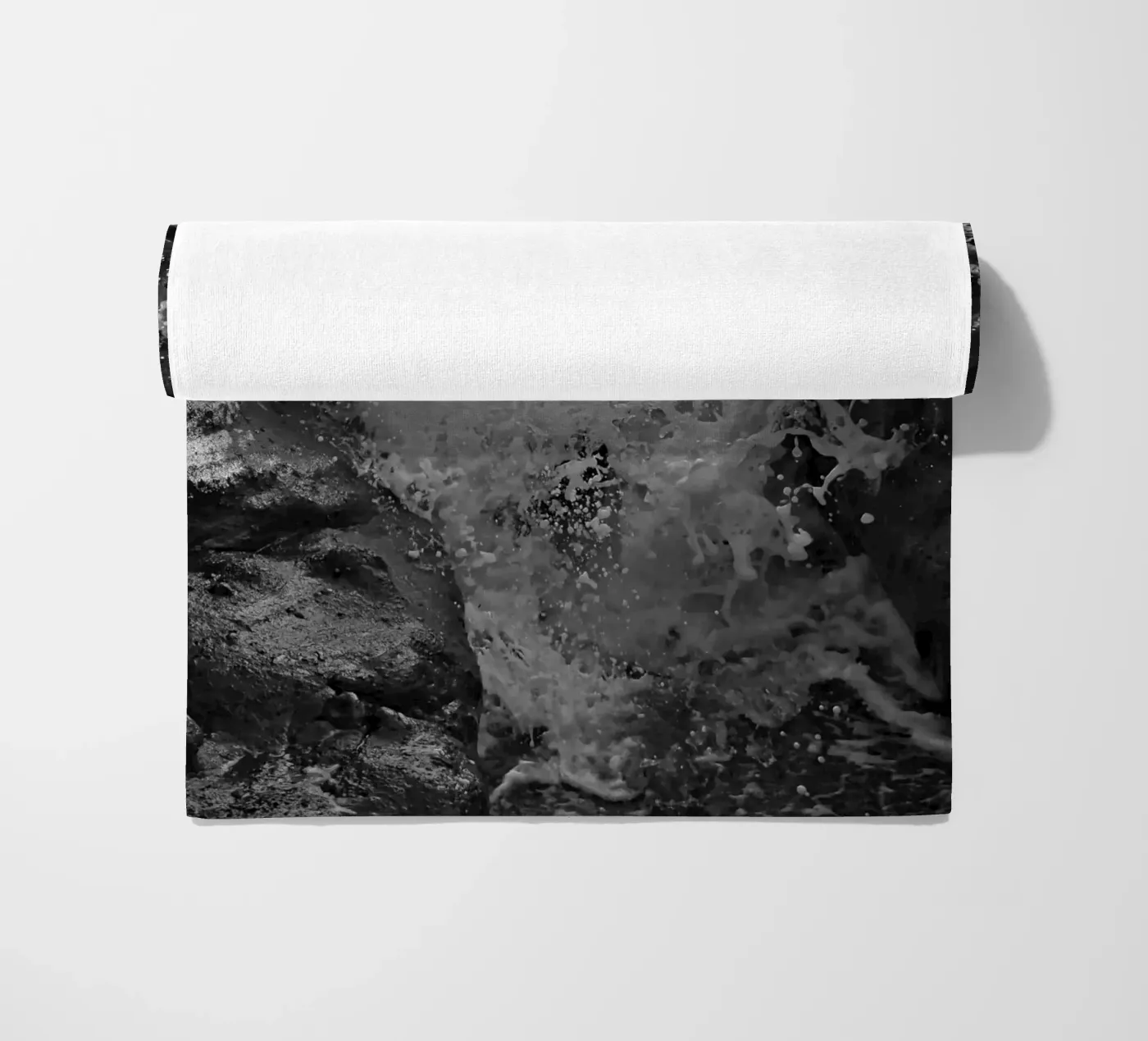 The dramatic atmosphere beach towel by Romy Mueller Waterworld