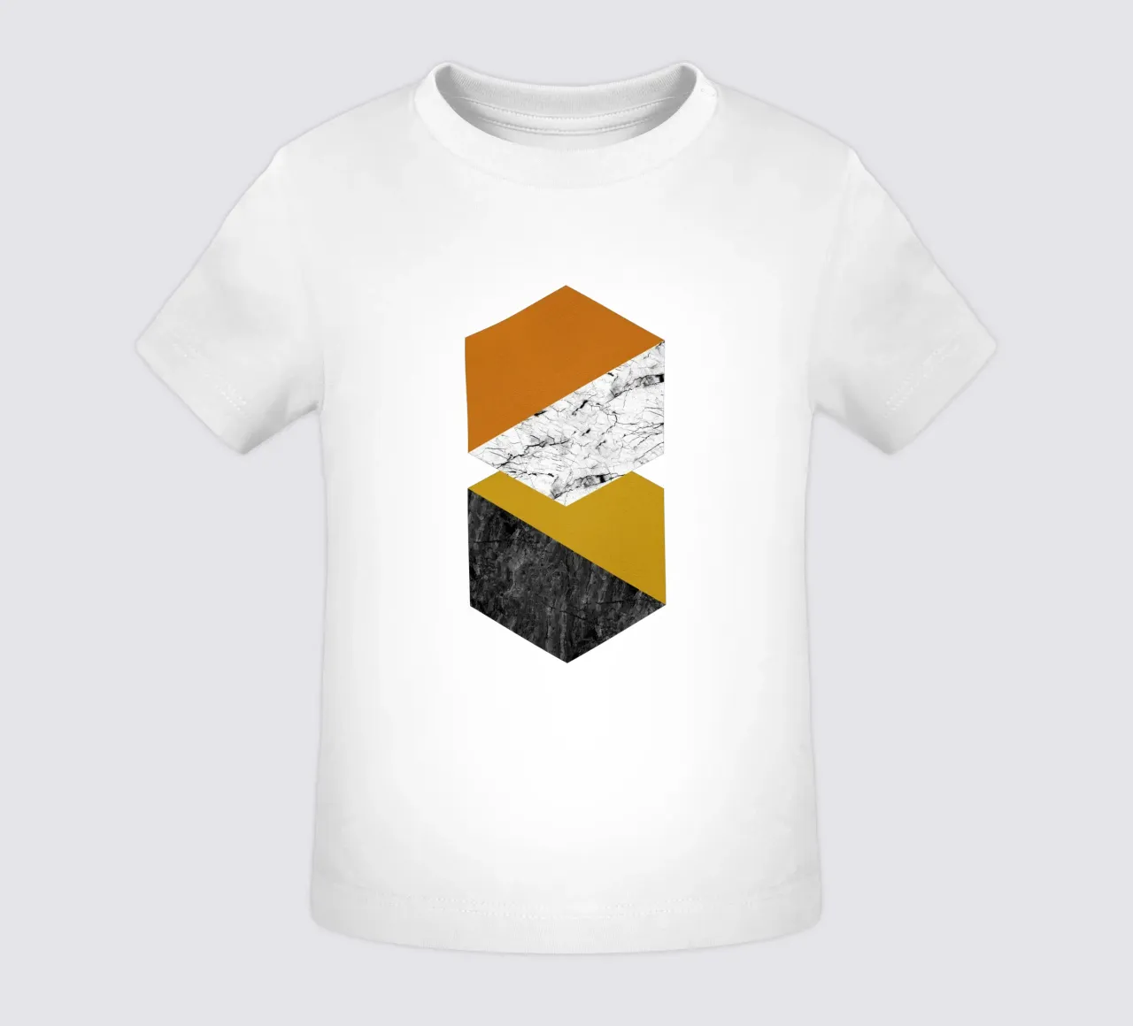 Hexágonos geométricos camiseta de bebé de Orara Studio