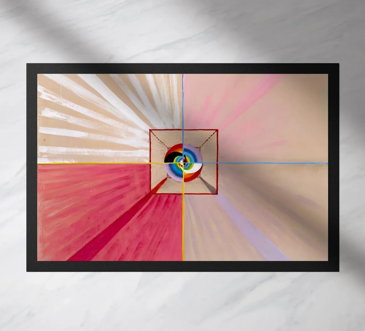 Hilma af Klint - Le cygne n° 11 Groupe IX-SUW paillasson de William Store