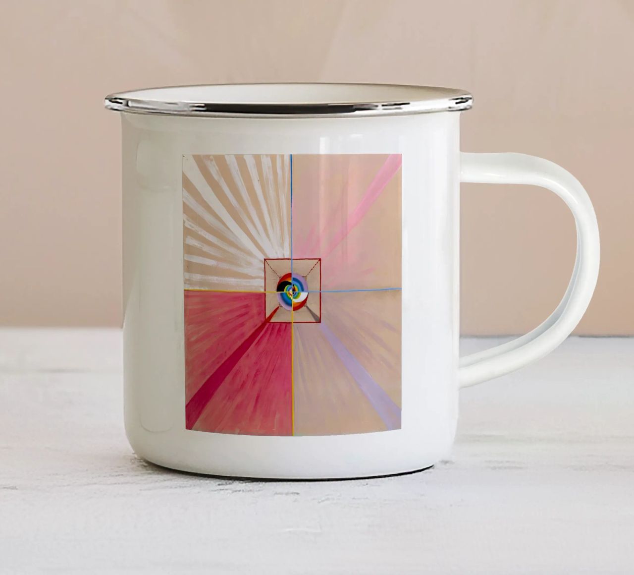 Hilma af Klint - Il Cigno n. 11 Gruppo IX-SUW tazza in smalto da William Store